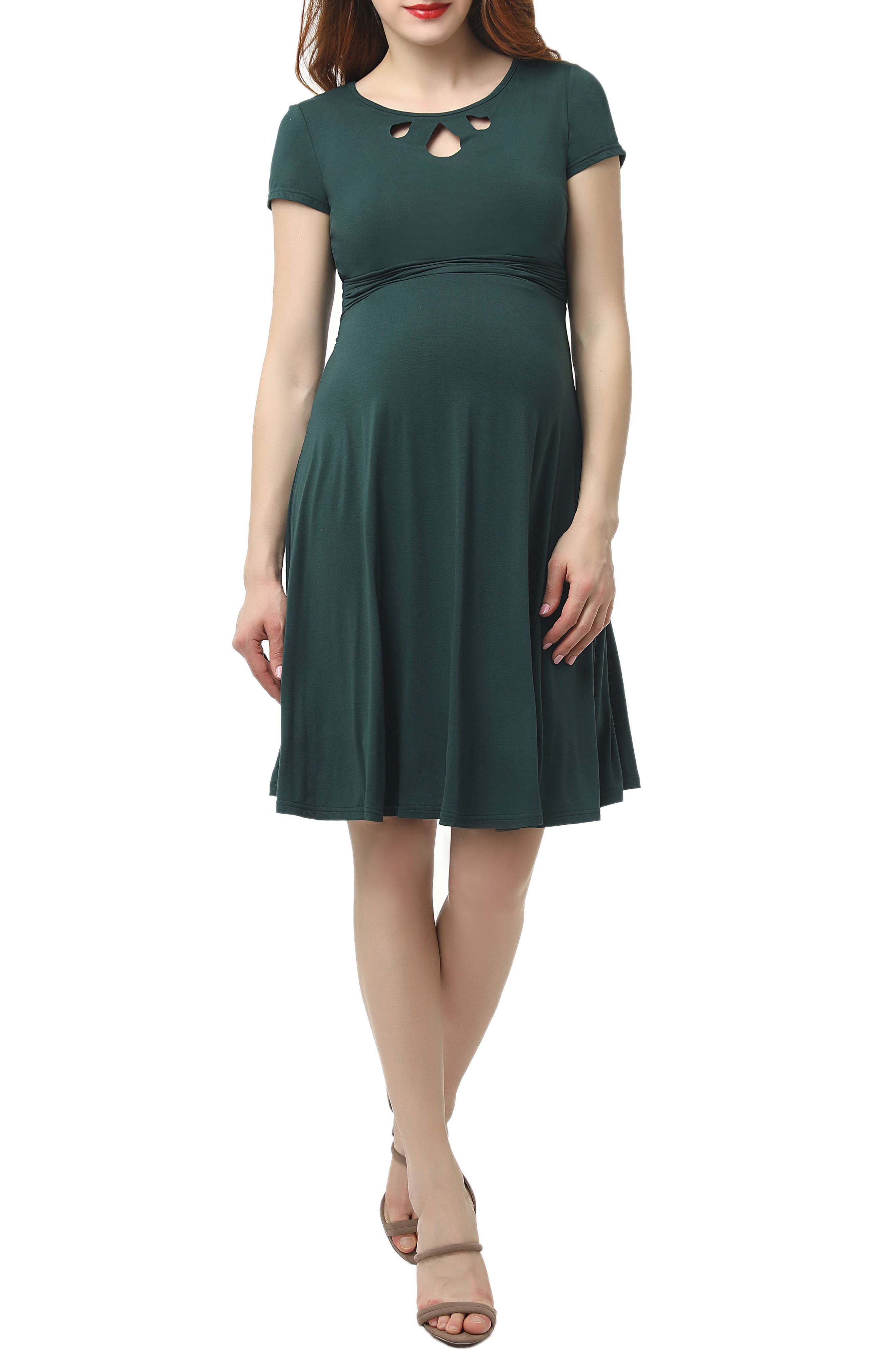 Kimi And Kai Karly Maternity Dress, Green