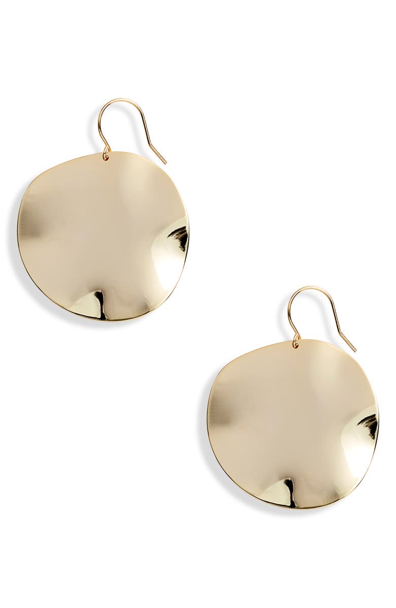 Gorjana Accessories CHLOE LARGE DISC EARRINGS