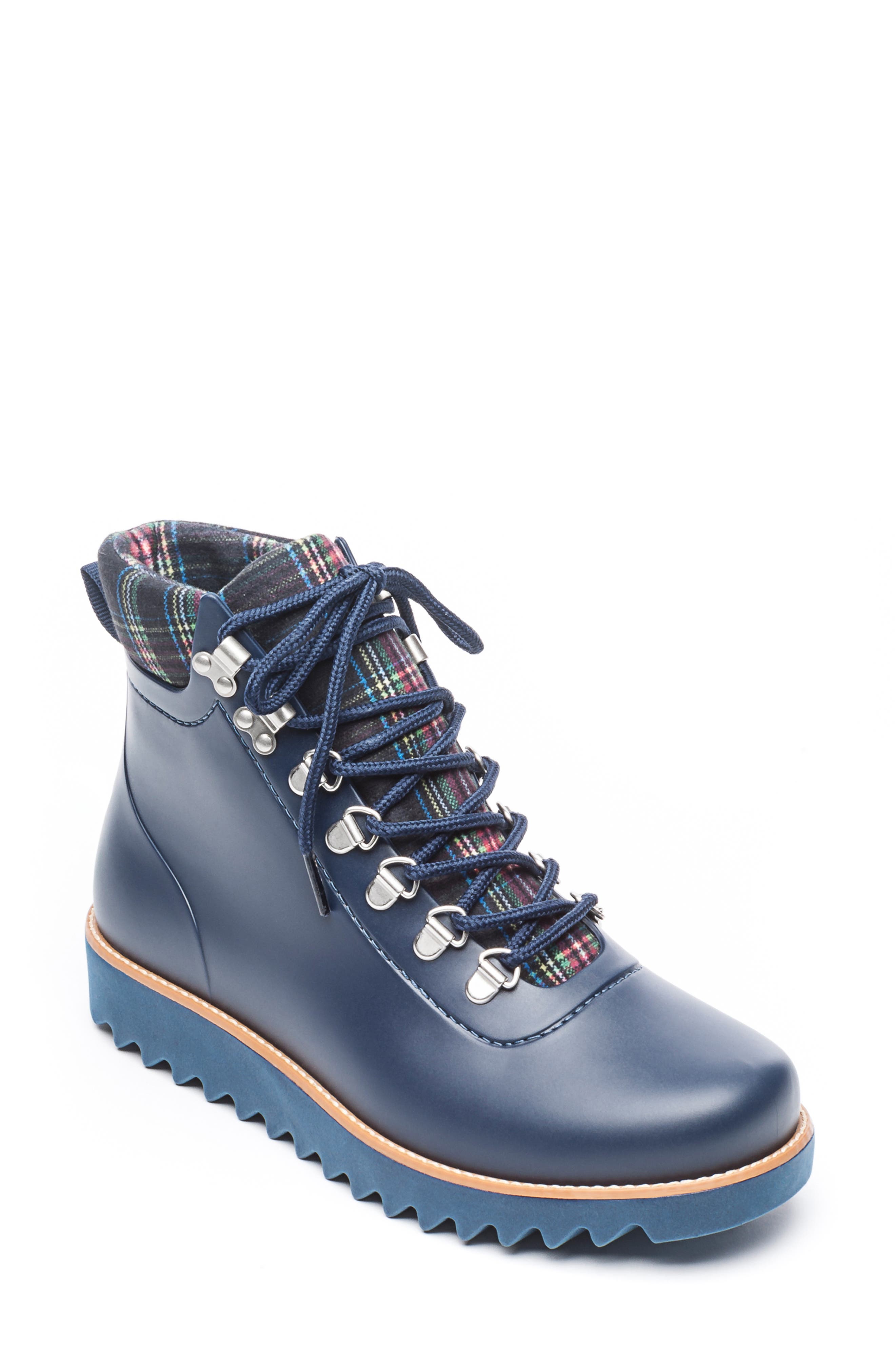 Bernardo Winnie Waterproof Rain Bootie, Blue