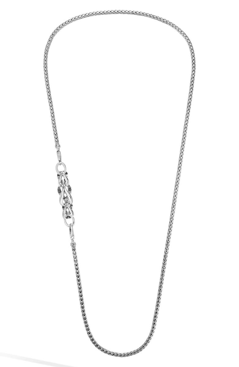 JOHN HARDY ASLI CLASSIC CHAIN DOUBLE ROW NECKLACE,NB90226X30