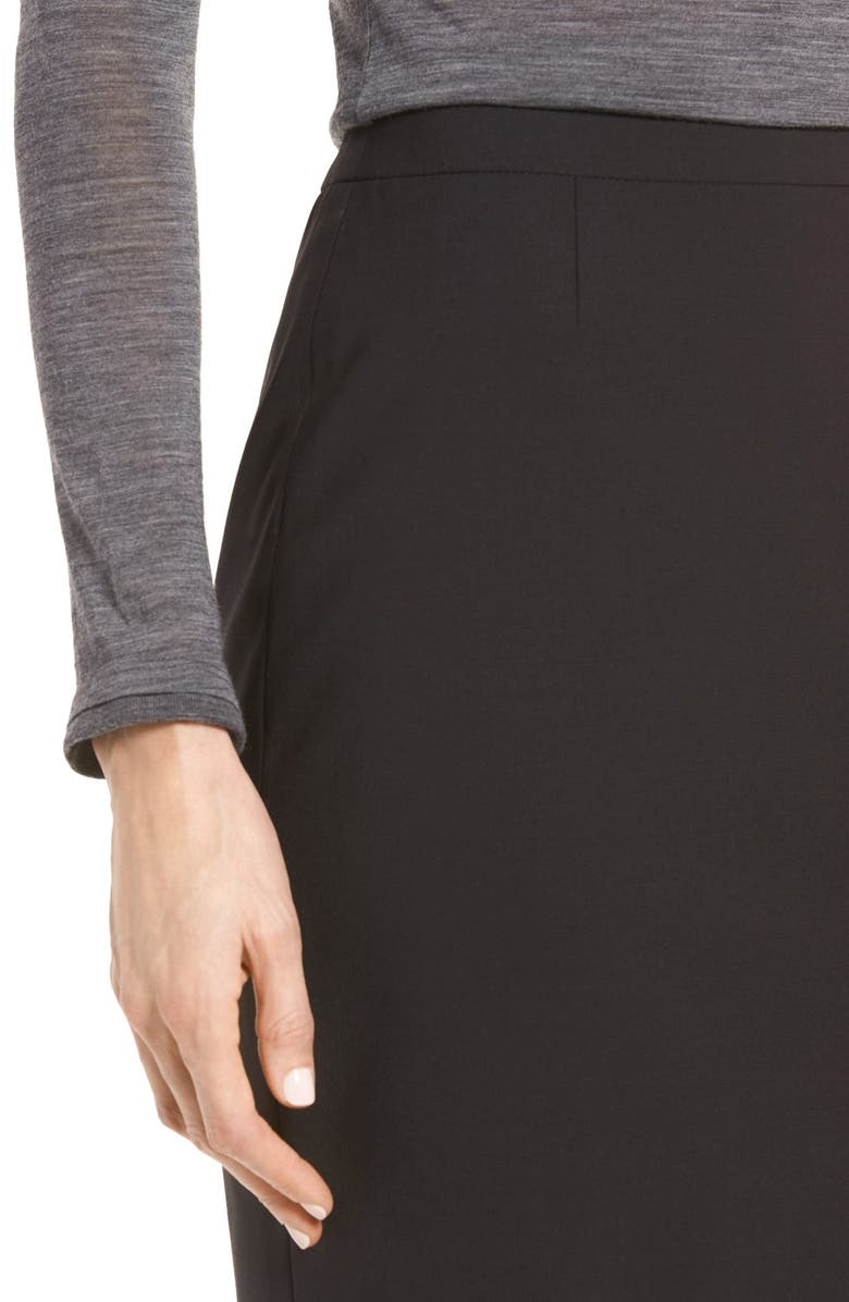 BOSS VILEA TROPICAL STRETCH WOOL PENCIL SKIRT,5029181300100