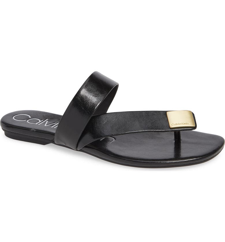 Calvin Klein Saurin Thong Sandal (Women) | Nordstrom