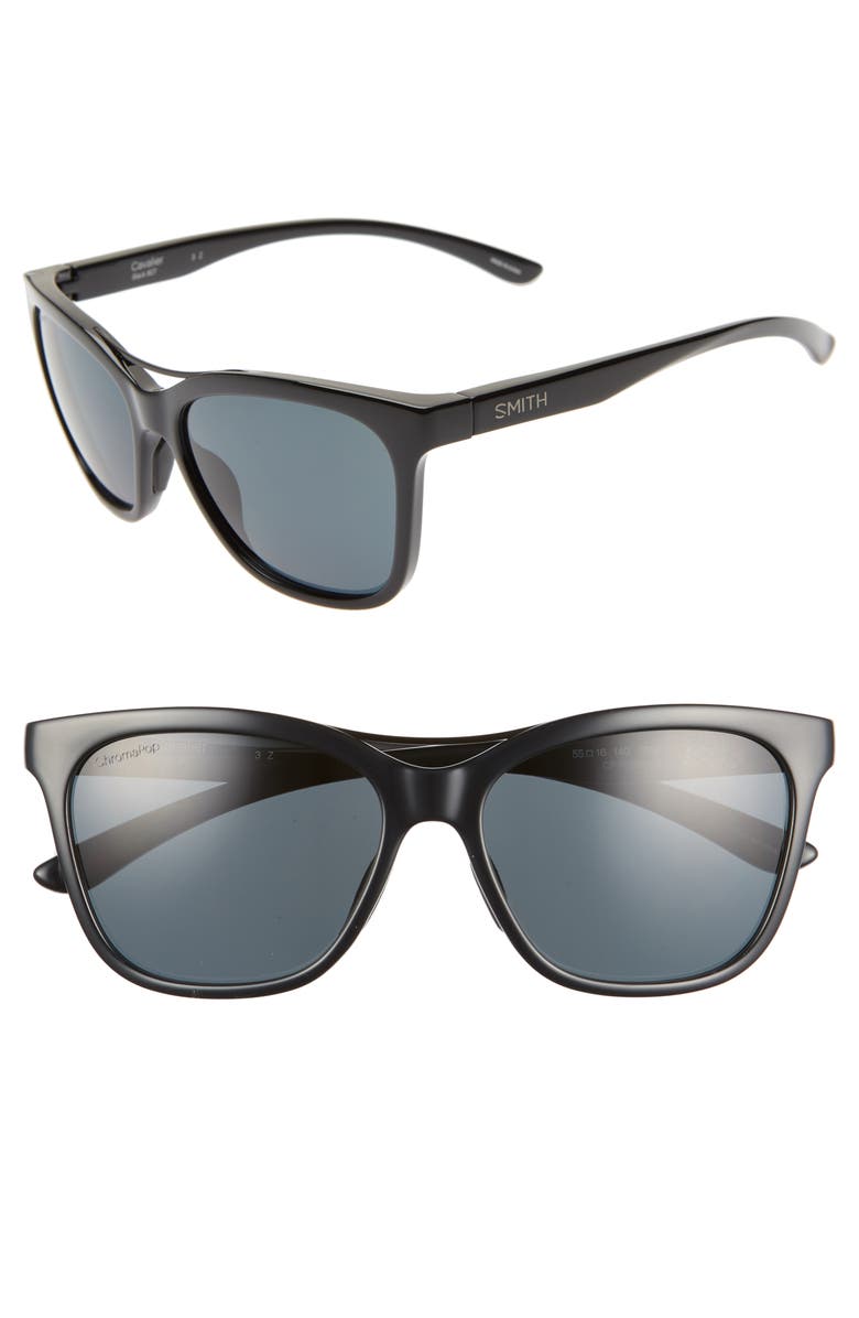 SMITH CAVALIER 55MM CHROMAPOP(TM) POLARIZED CAT EYE SUNGLASSES,201928807566N