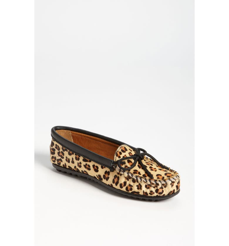 Minnetonka 'Full Leopard' Moccasin | Nordstrom