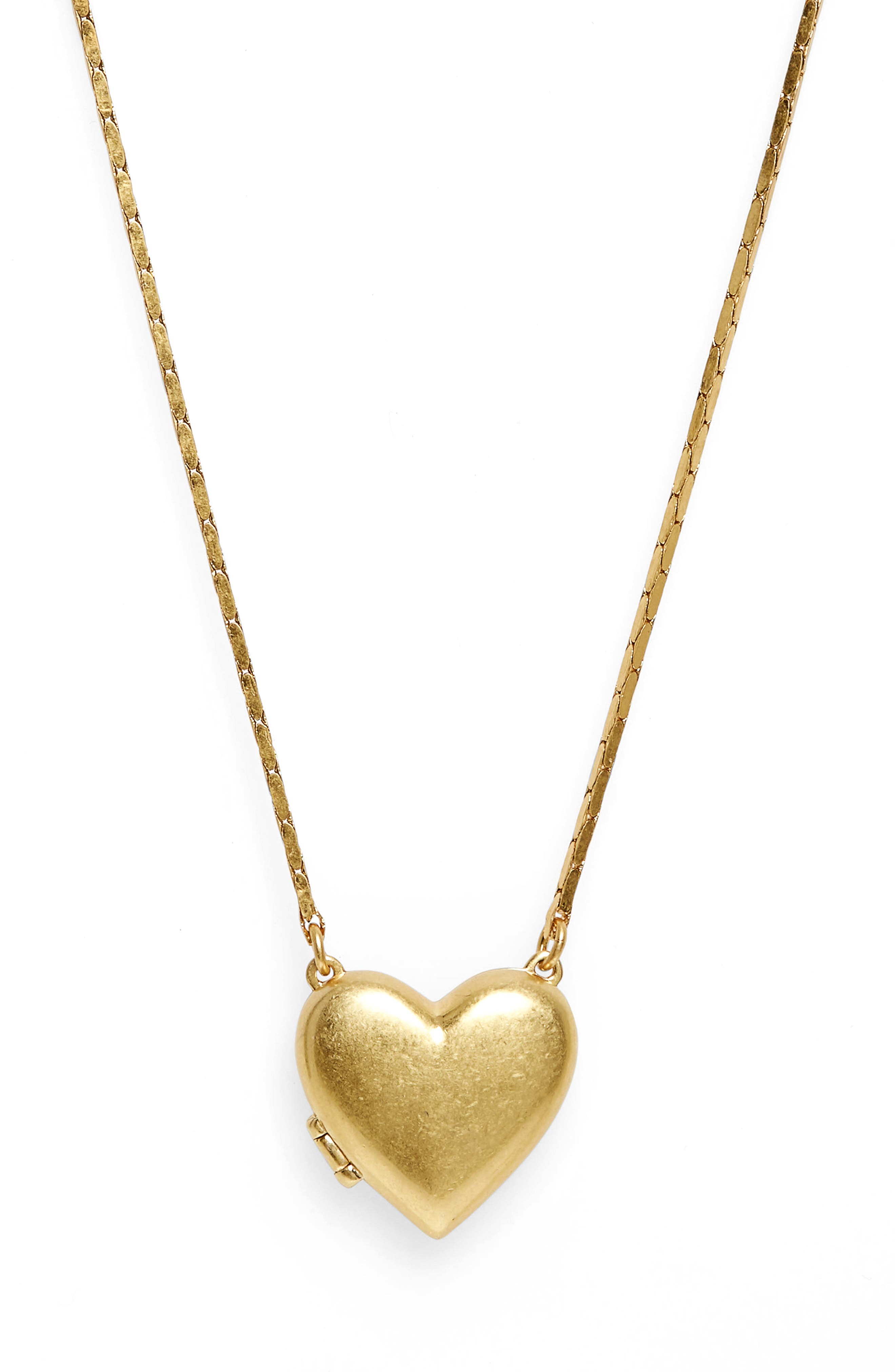 Madewell Heirloom Heart Locket Necklace Nordstrom