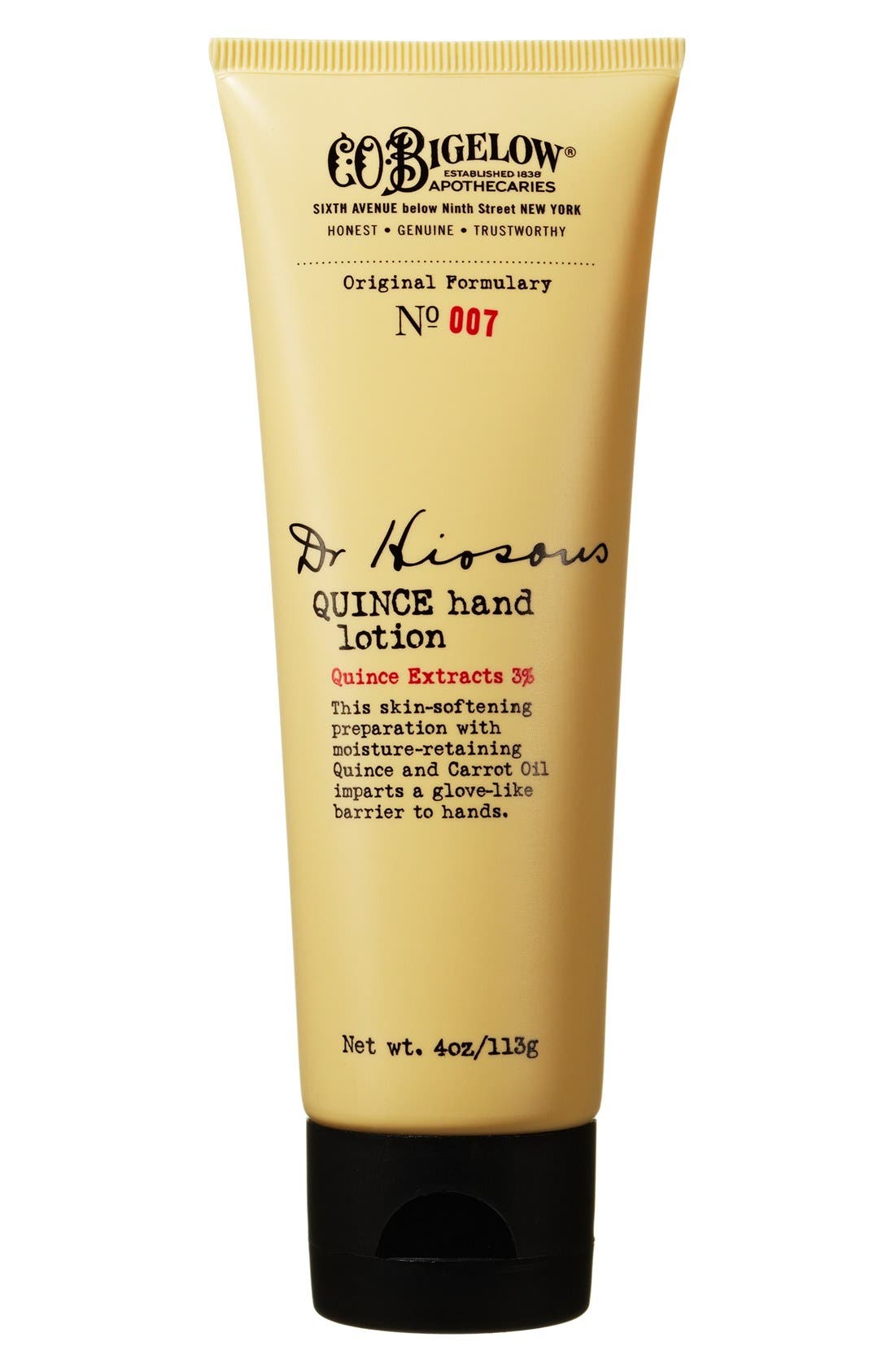C.O. Bigelow® 'Dr. Hiosous' Quince Hand Lotion Nordstrom