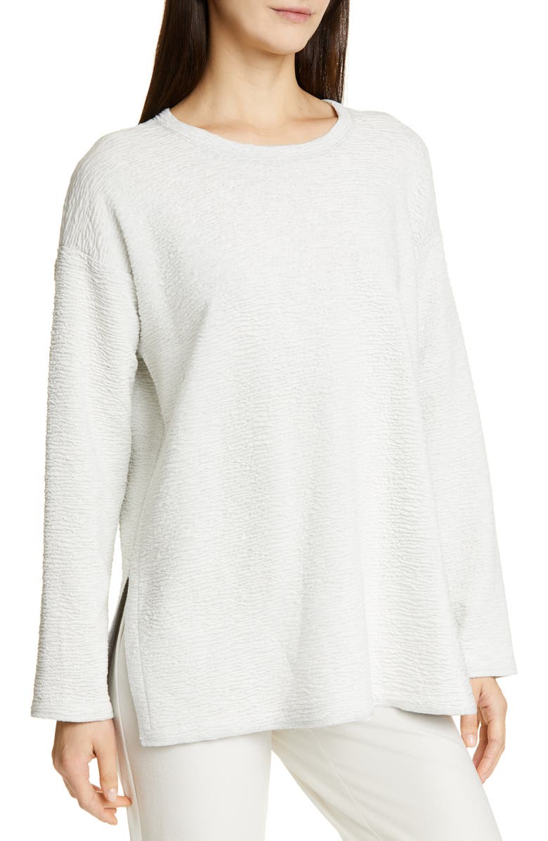 Eileen Fisher Tops TEXTURED CREW TOP