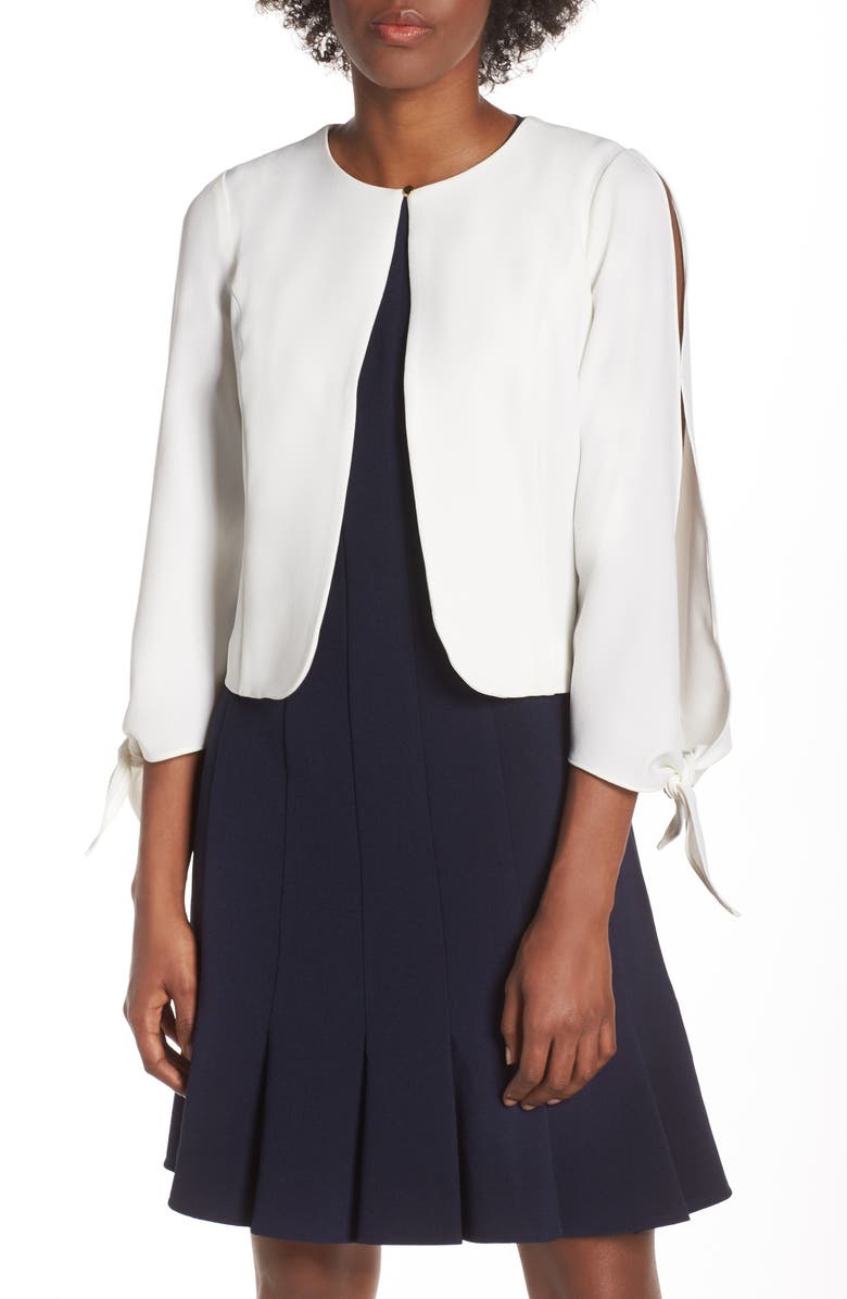 Julia Jordan Jackets TIE SLEEVE JACKET