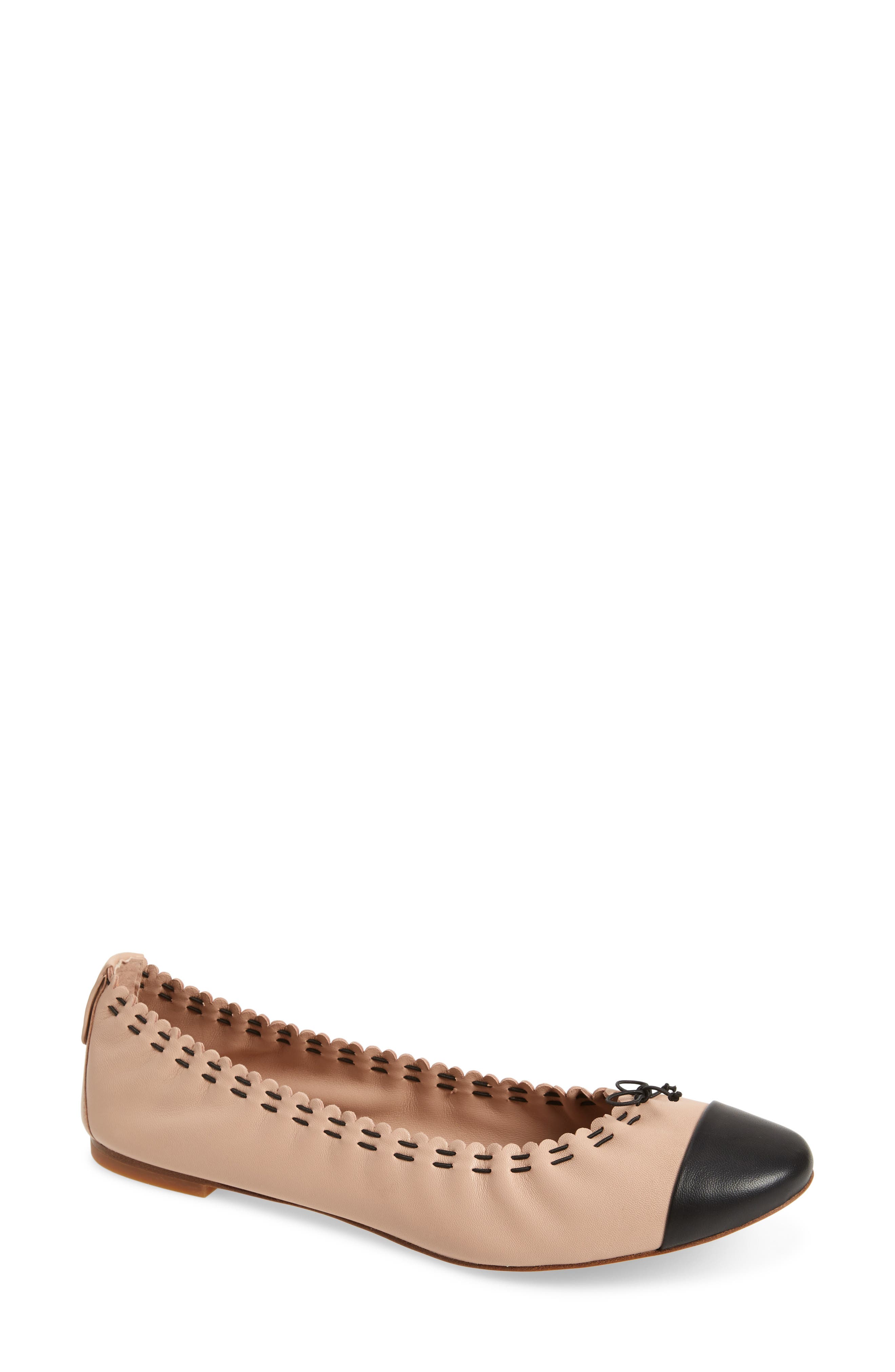 Tory Burch Simone Ballet Flat- Brown