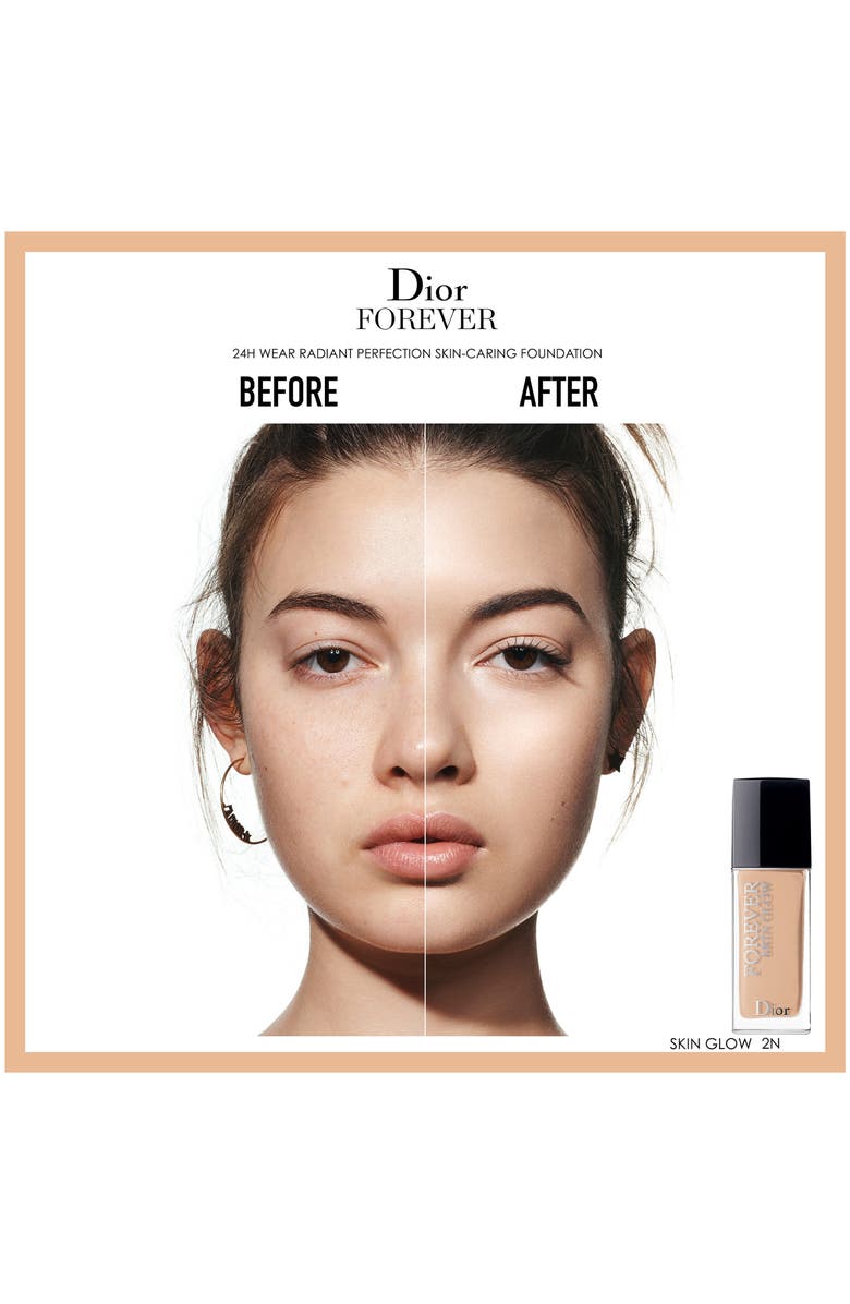 Dior Forever Skin Glow 24H* Wear Radiant Perfection Skin-Caring Foundation 2 Warm 1 Oz/ 30 Ml