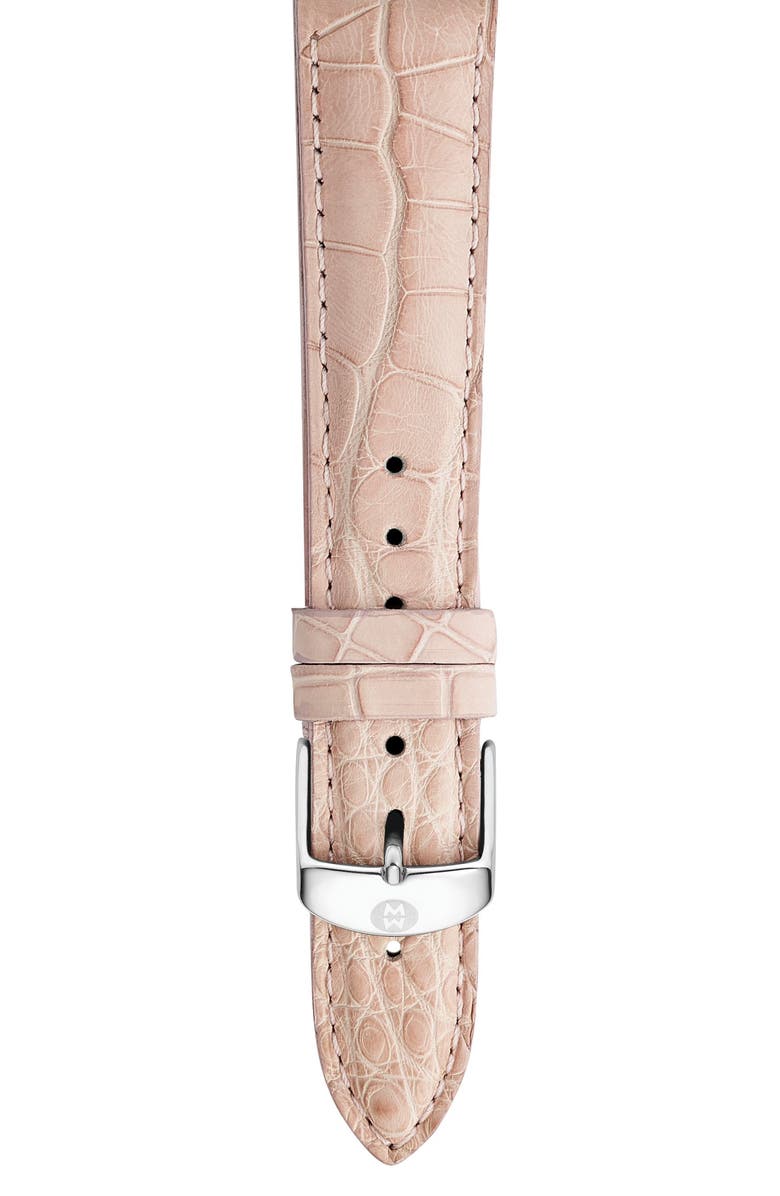 MICHELE 16MM ALLIGATOR WATCH STRAP,MS16AA010803