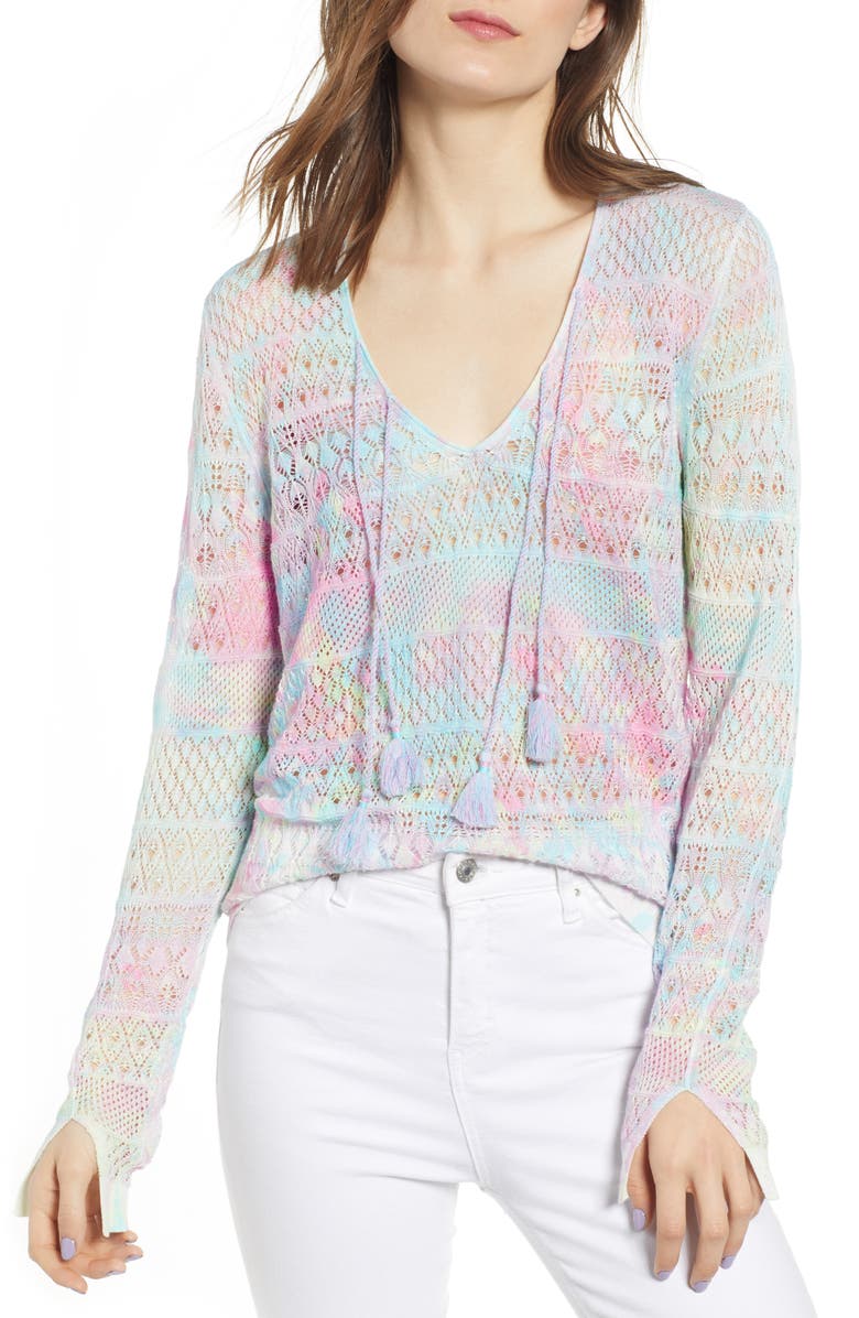 Zadig & Voltaire Knits DELVY OPEN KNIT SWEATER