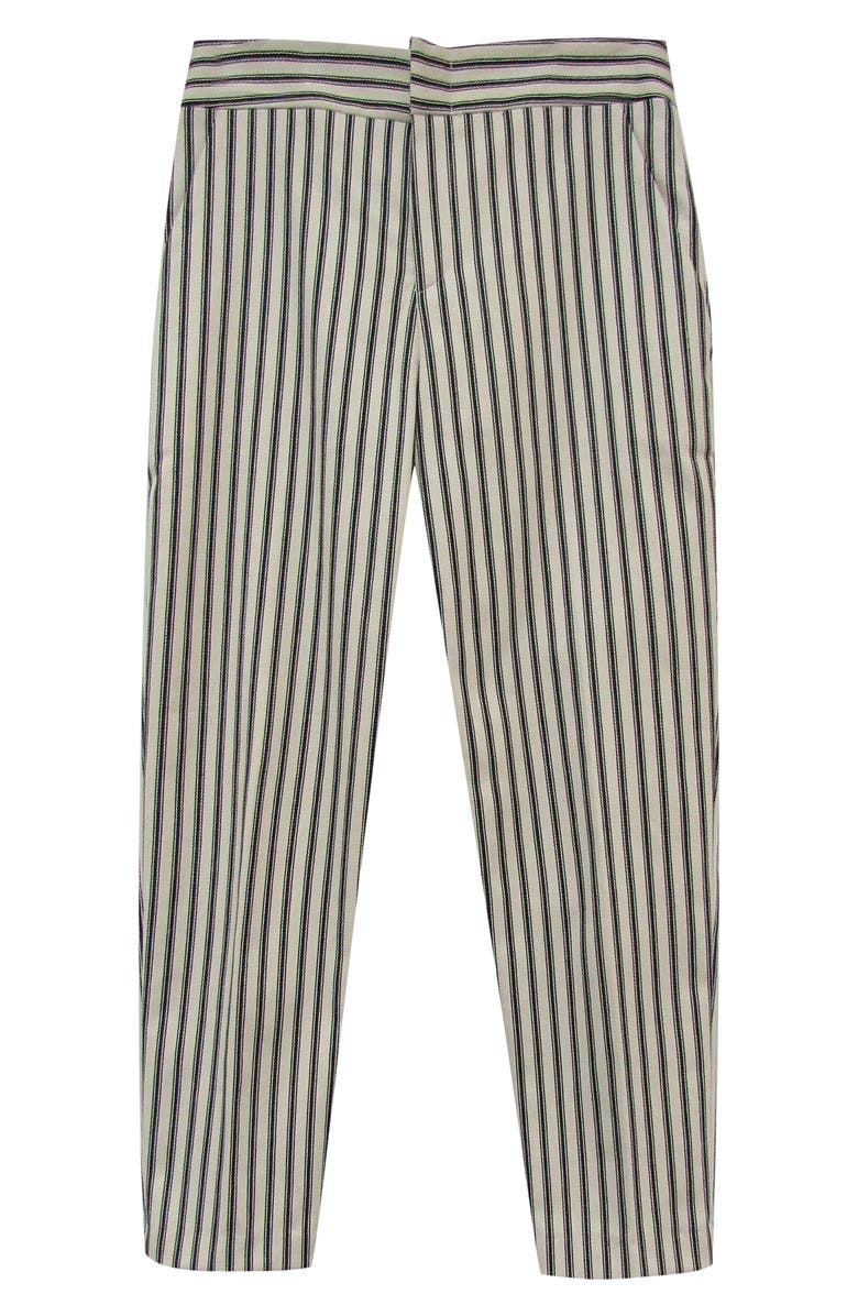 Karen Kane Striped Cropped Pants In Stripe