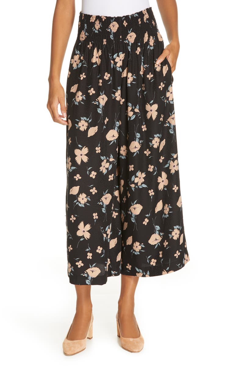 REBECCA TAYLOR DANIELLA SMOCKED PANTS,119985P239