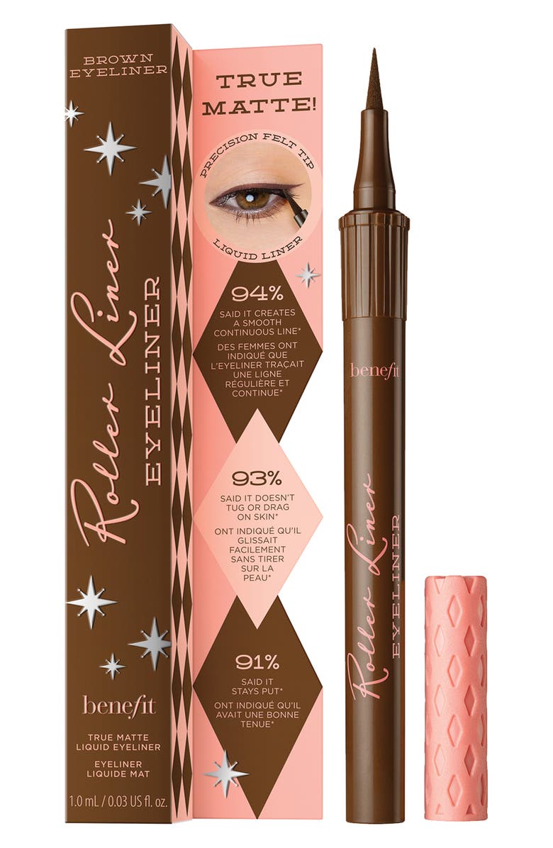 BENEFIT COSMETICS BENEFIT ROLLER LINER MATTE LIQUID EYELINER, 0.03 oz,EM45