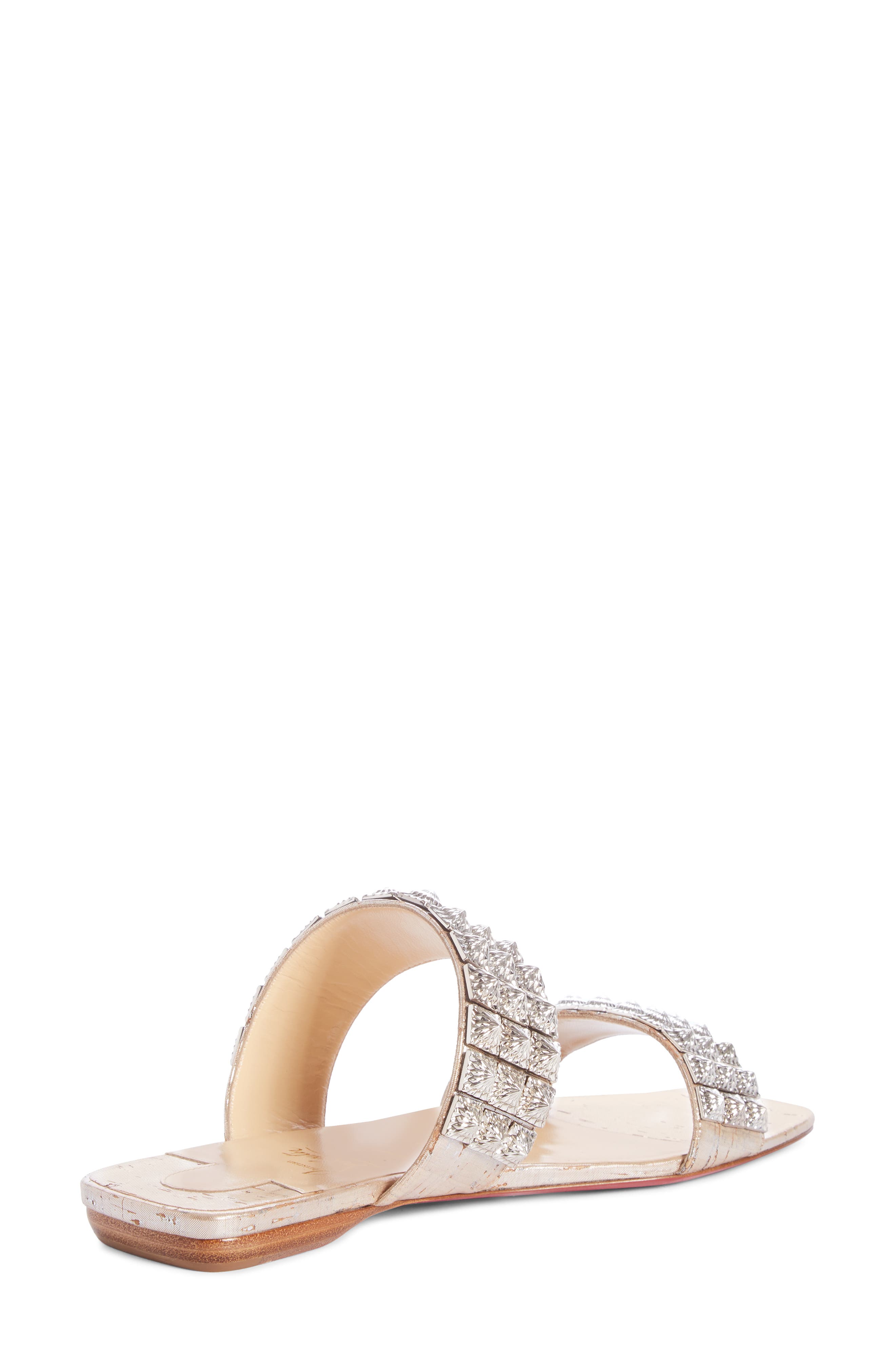myriadiam studded slide sandal