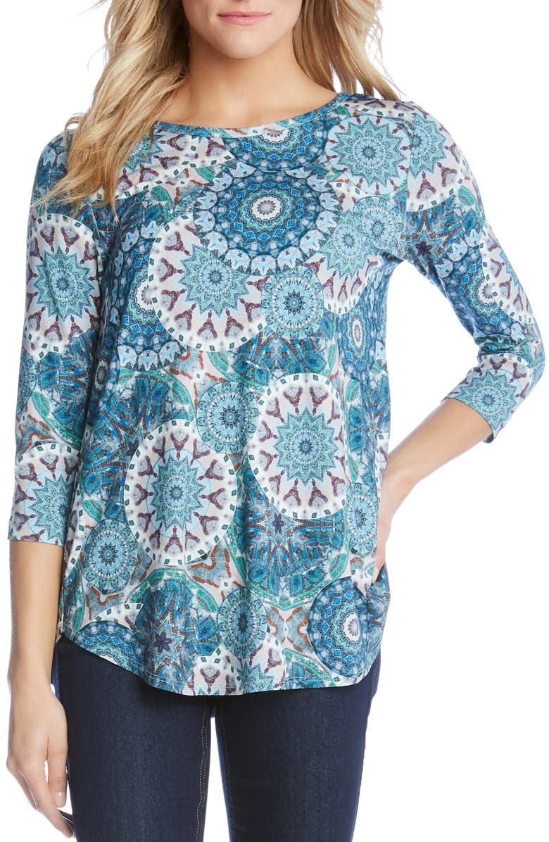 Karen Kane Tops PRINT TEE