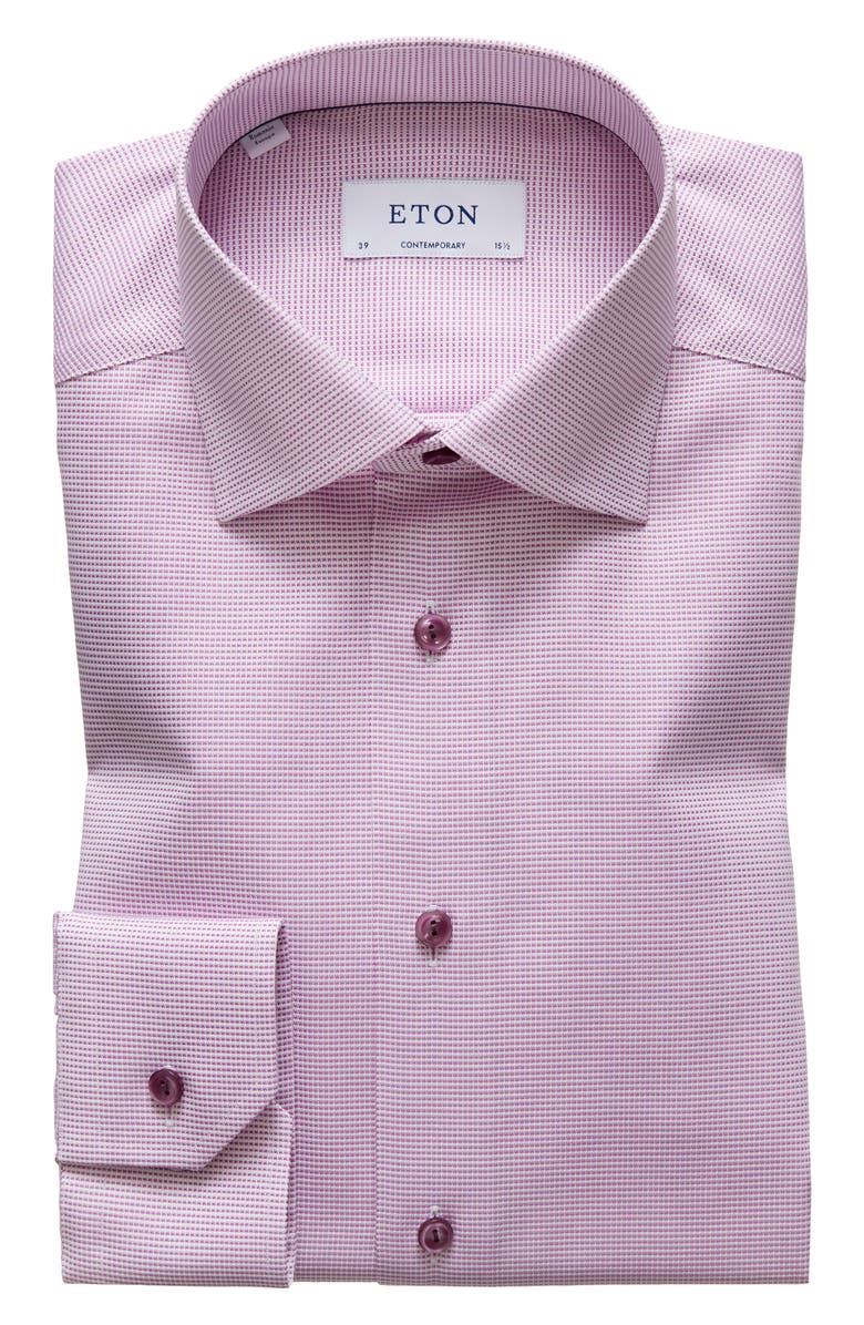 Eton Dresses CONTEMPORARY FIT SOLID DRESS SHIRT