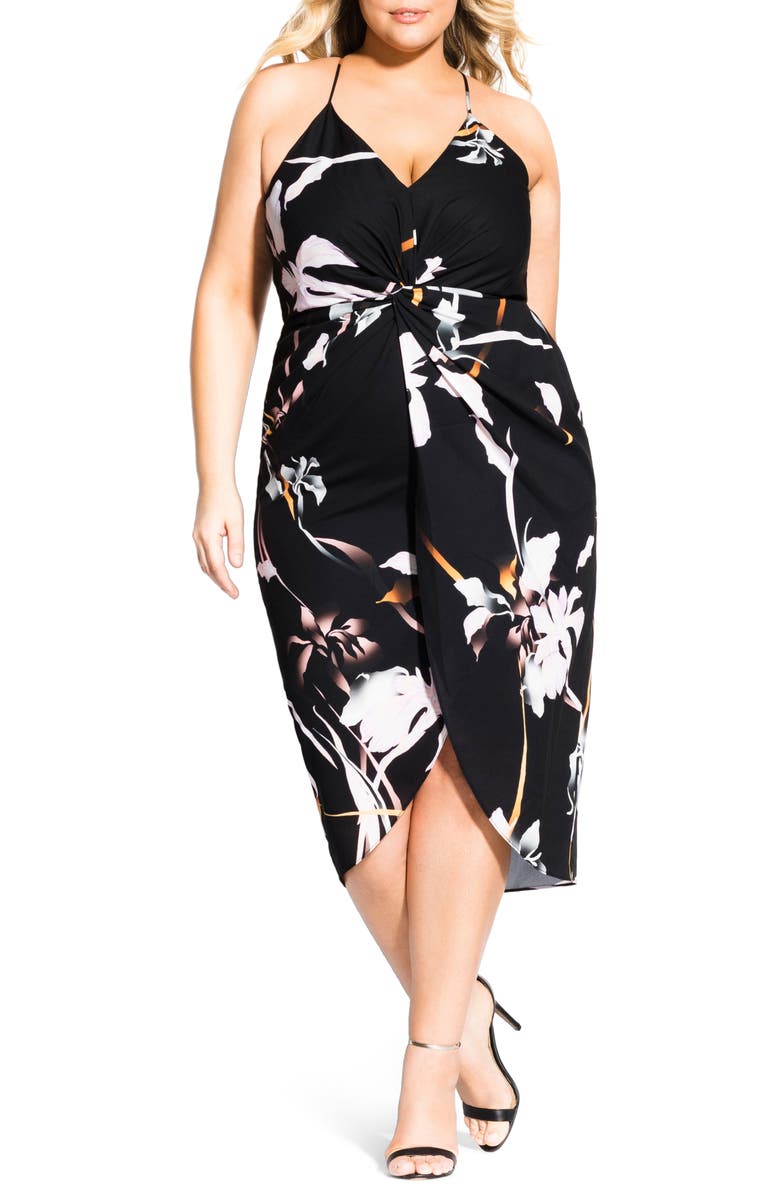 City Chic Dresses DREAMY ORCHID MIDI DRESS