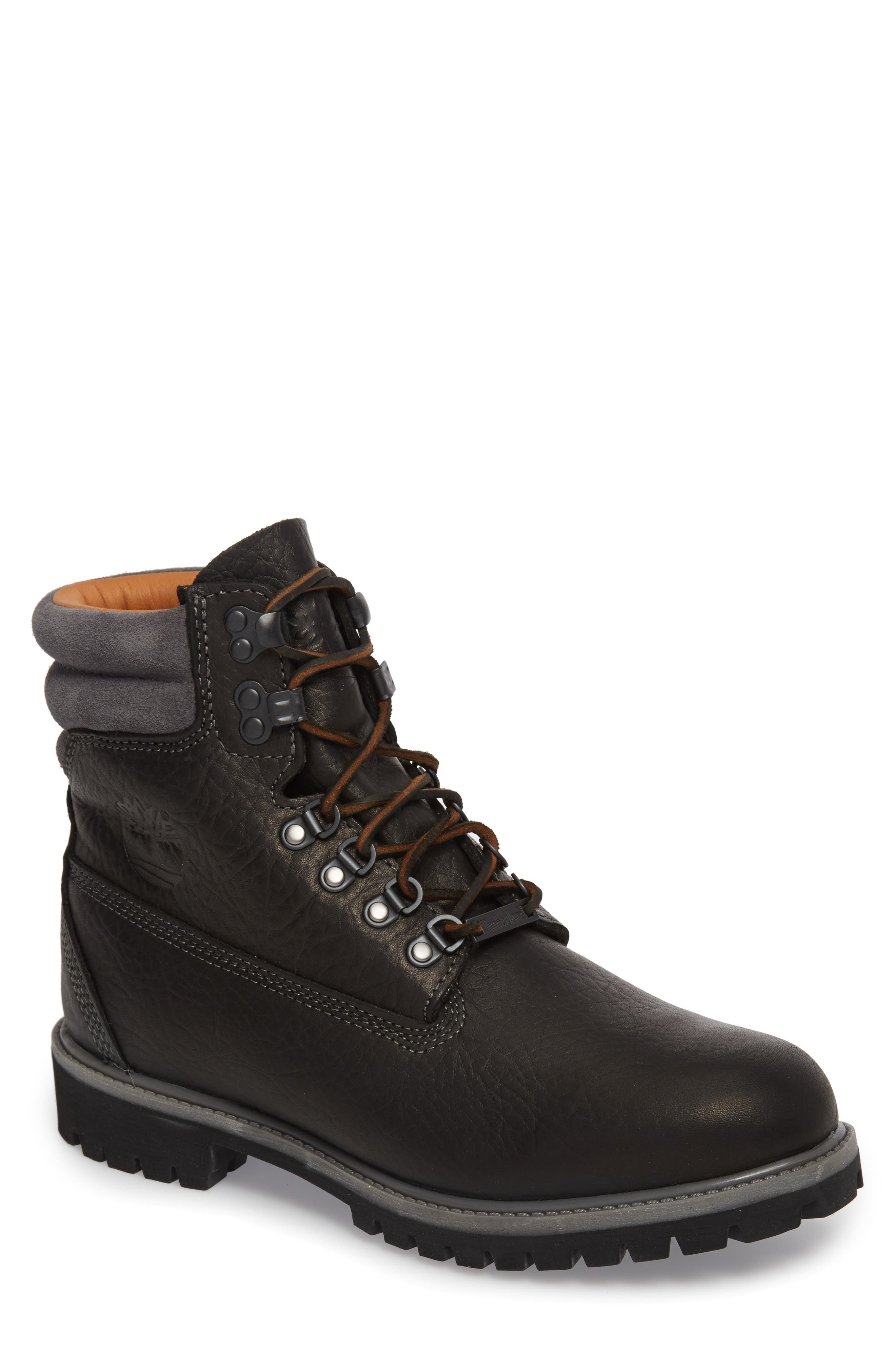 Timberland 640 Below Plain Toe Waterproof Boot- Black