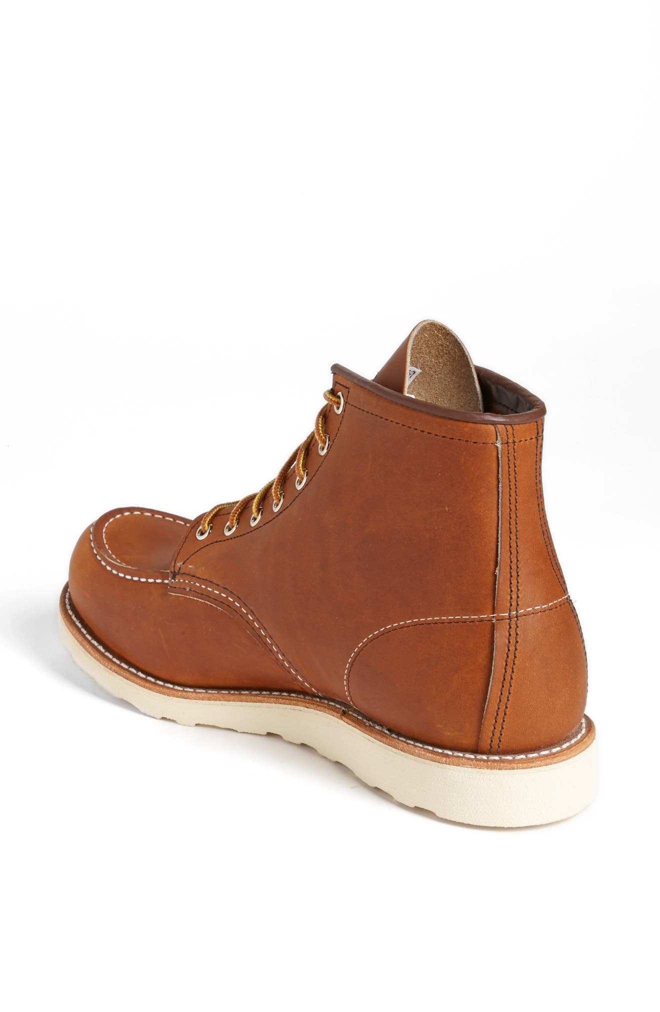 Red Wing 6 Inch Moc Toe Boot, Brown