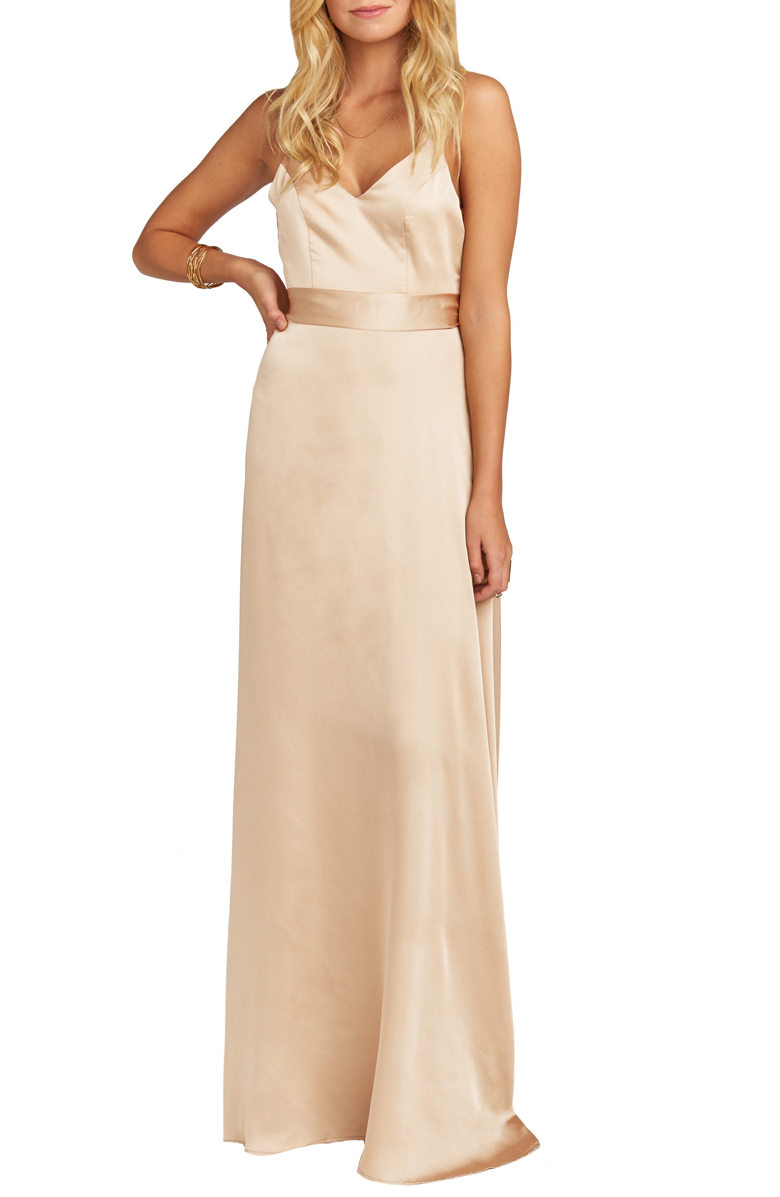 Show Me Your Mumu Jen Evening Dress, Yellow