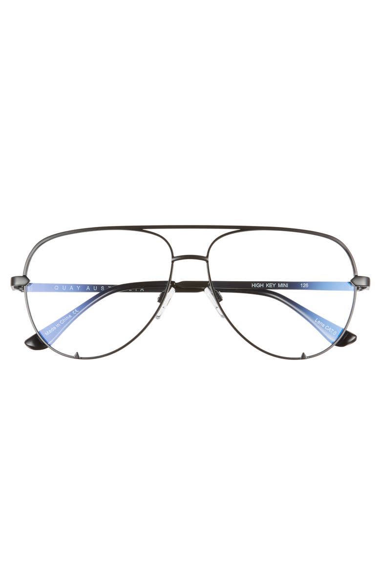 QUAY HIGH KEY 58MM BLUE LIGHT BLOCKING GLASSES,HIGH KEY