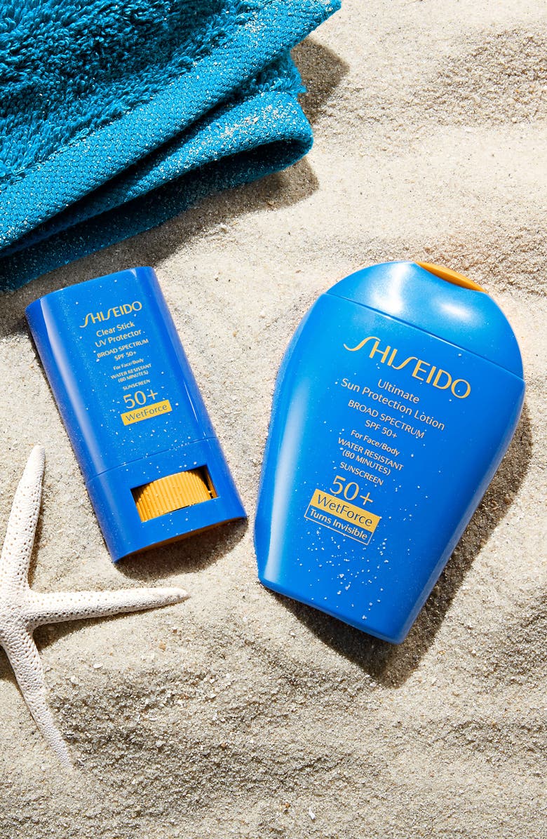 SHISEIDO WetForce Clear Stick UV Protector Broad Spectrum SPF 50+,14569