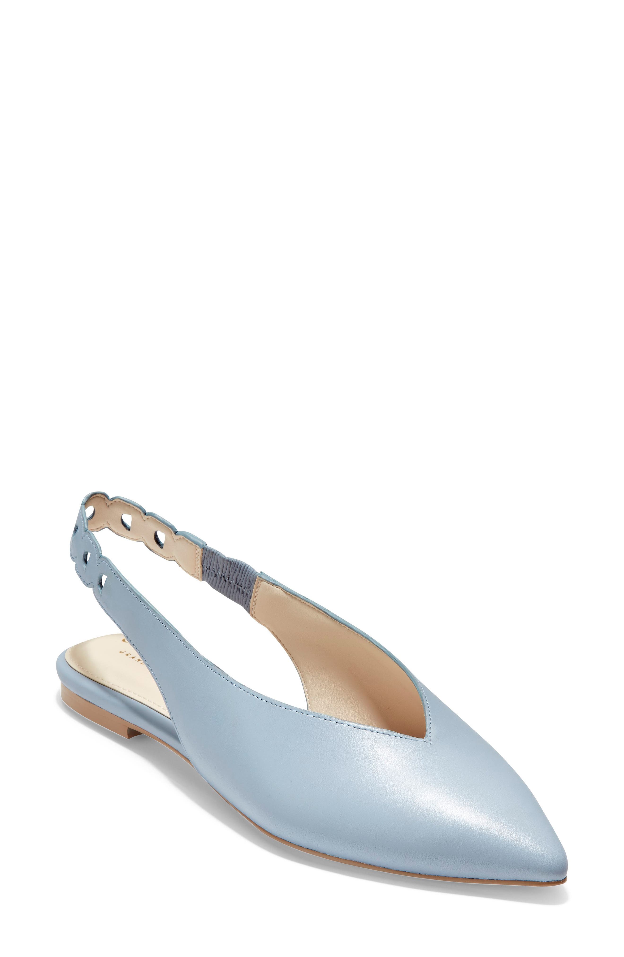 Cole Haan Merrit Slingback Flat, Blue