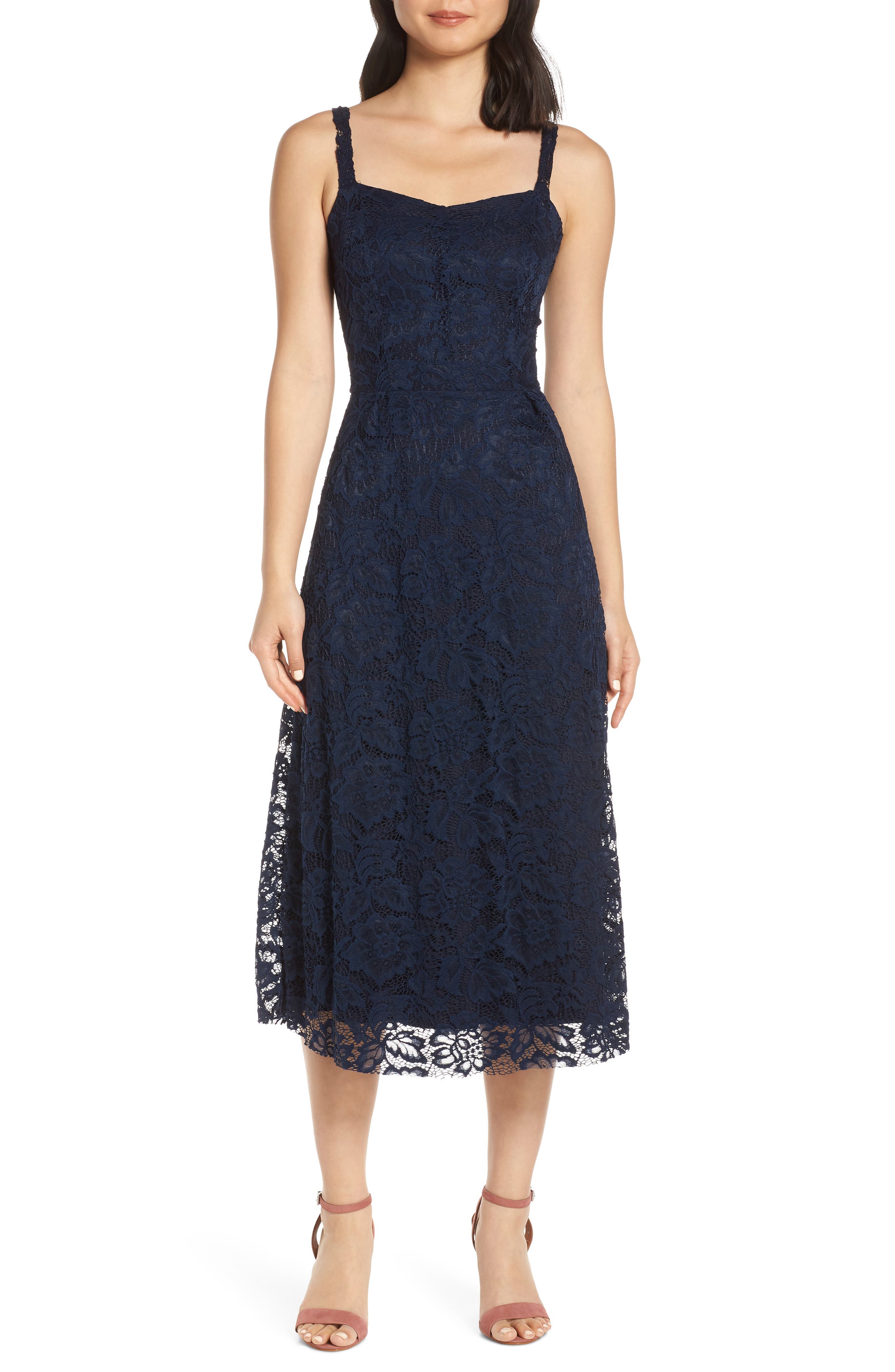 Fraiche By J Lace Ballet Dress, Blue