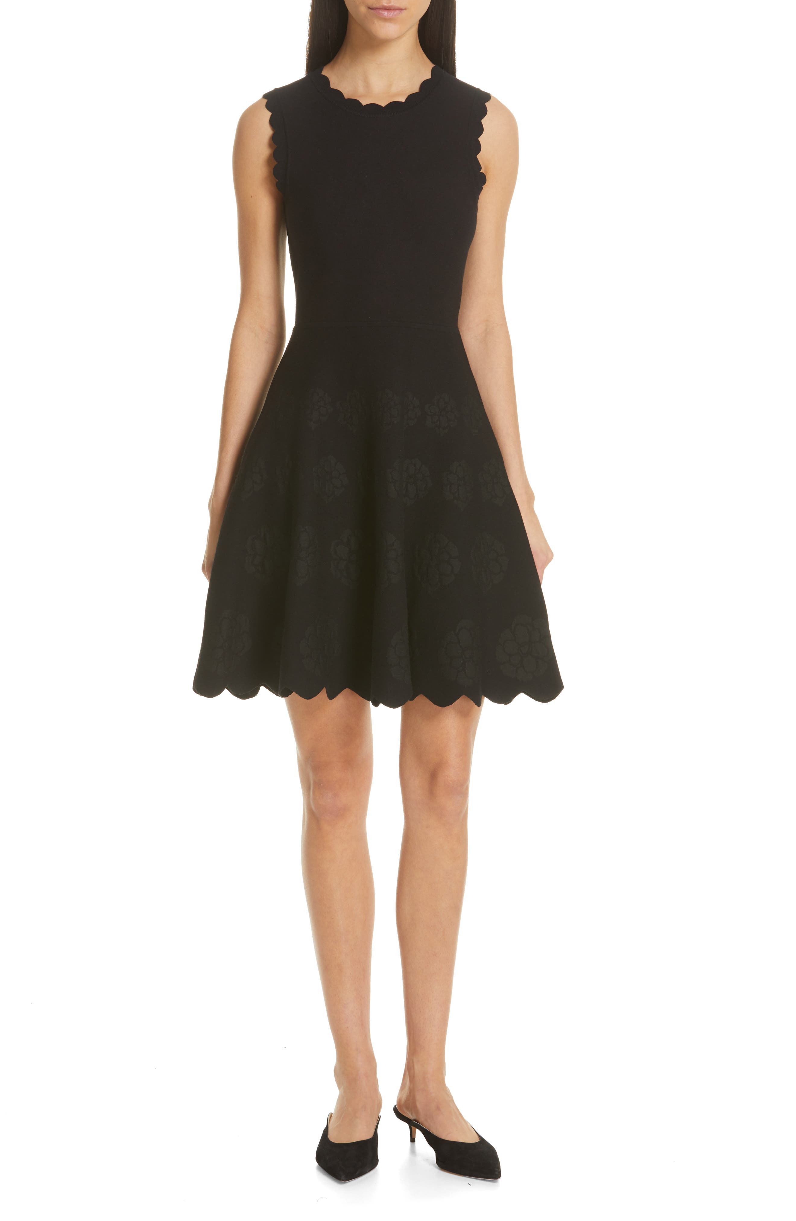 Kate Spade New York Flora Sweater Dress, Black