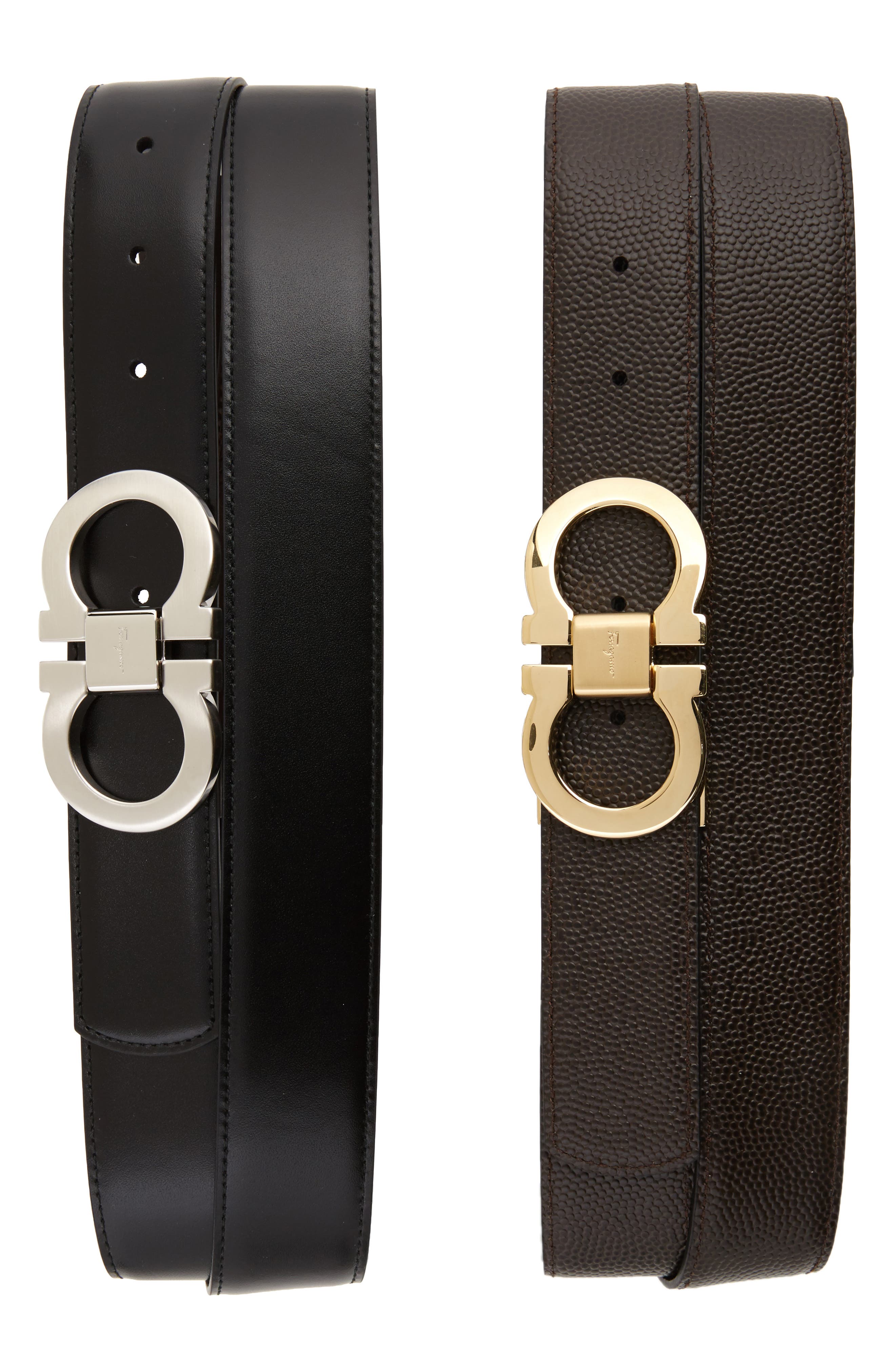 Salvatore Ferragamo Leather Belt Box Set Nordstrom