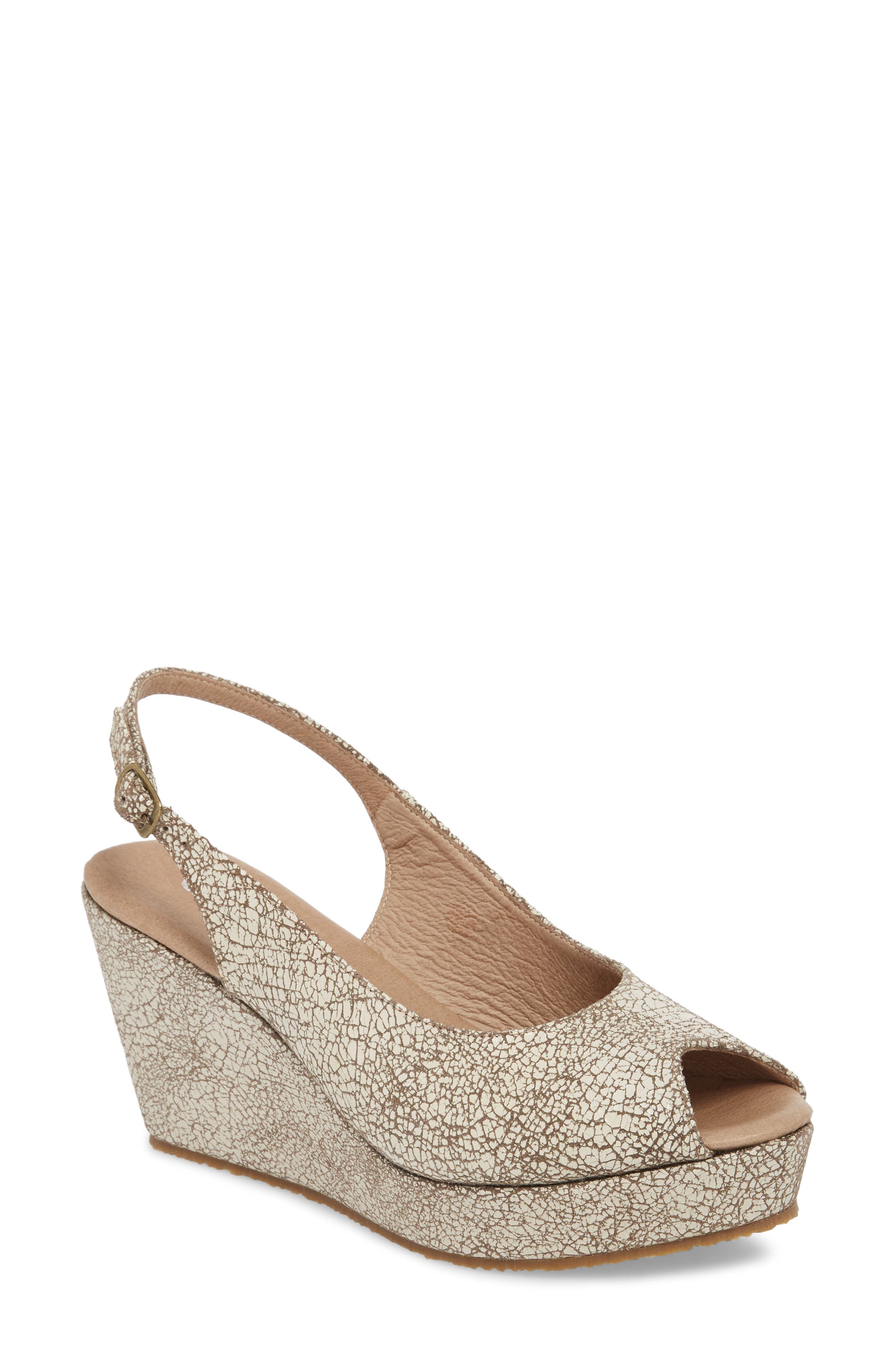 Cordani Fabrice Slingback Platform Sandal - Brown