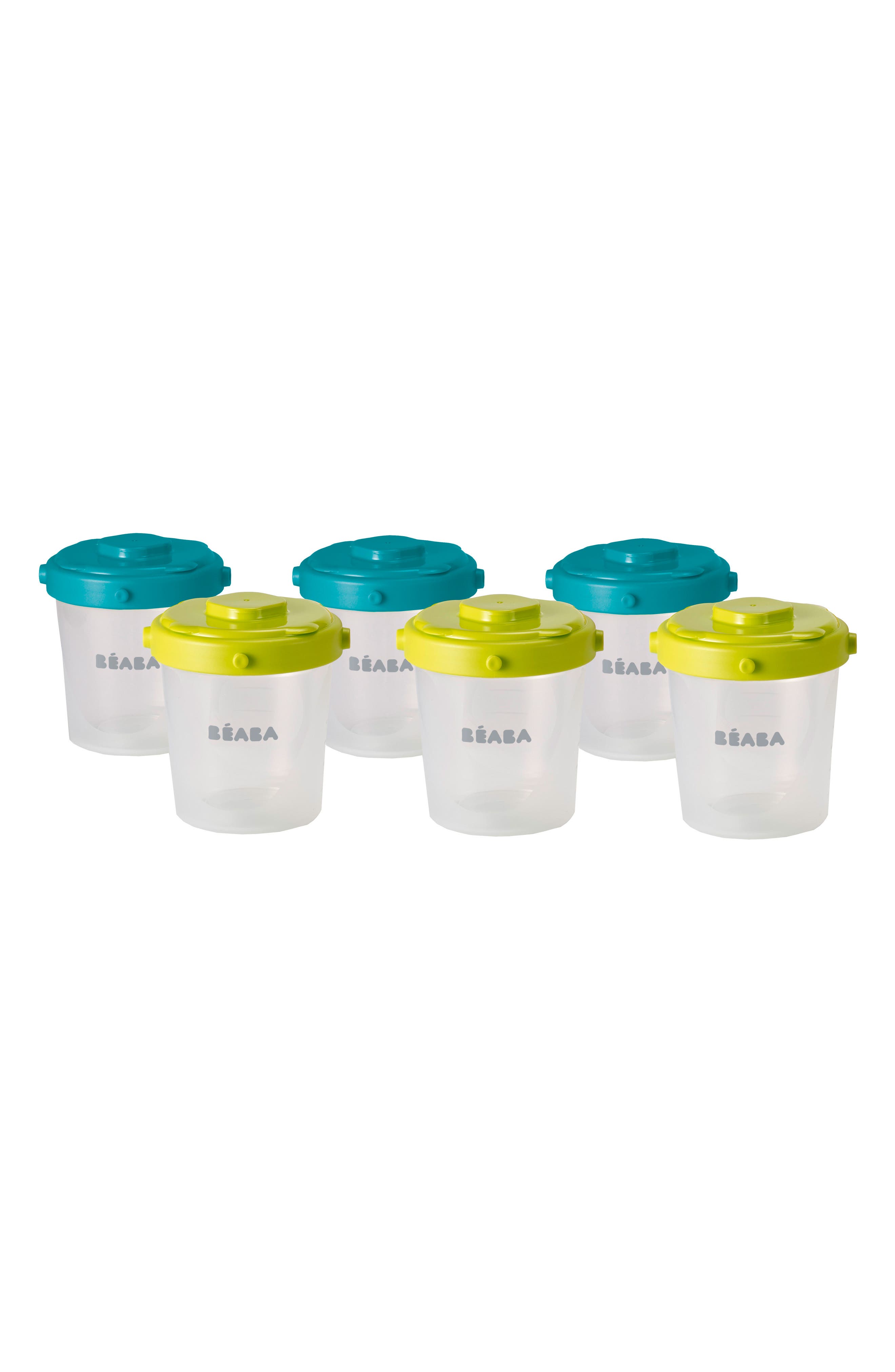 UPC 812995012612 product image for Infant Beaba 6-Pack Clip Portion Containers, Size One Size - Blue | upcitemdb.com