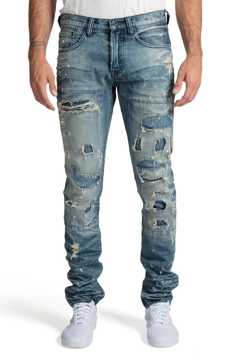 PRPS Le Sabre Slim Fit Jeans, Main, color, FROST
