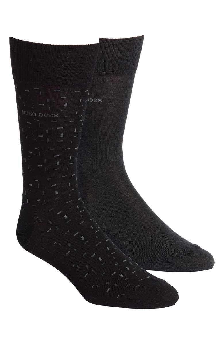Boss Socks 2-PACK MICRO JACQUARD SOCKS