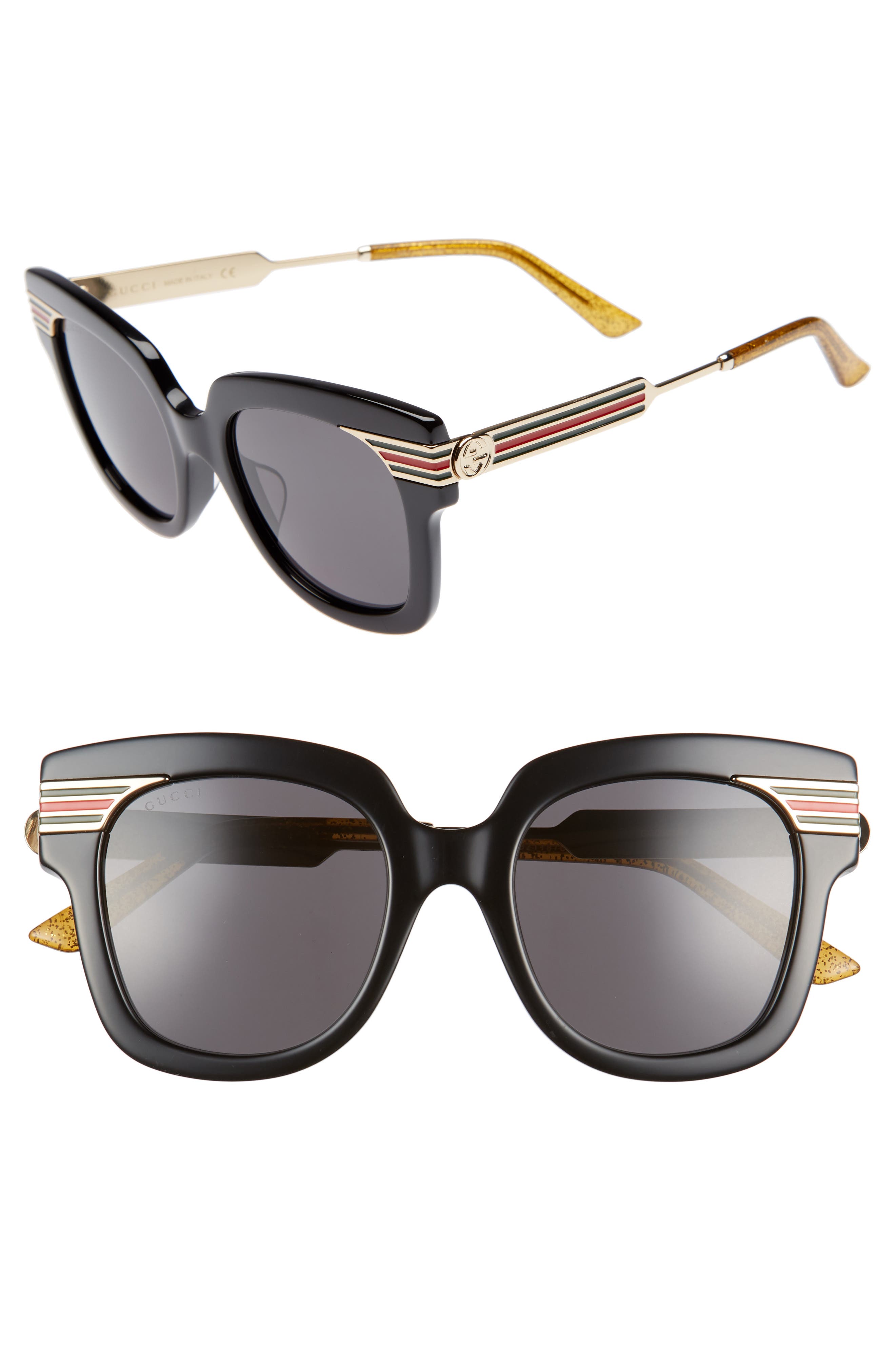 gucci 51mm cat eye sunglasses