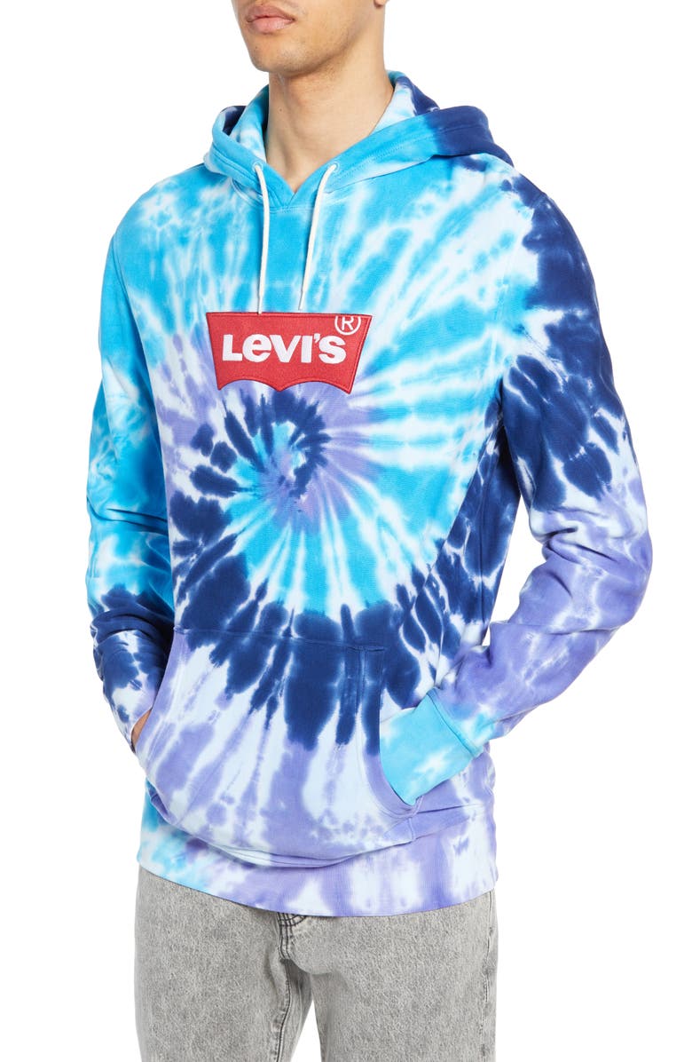 Levi's Tops TIE DYE LONGLINE HOODIE