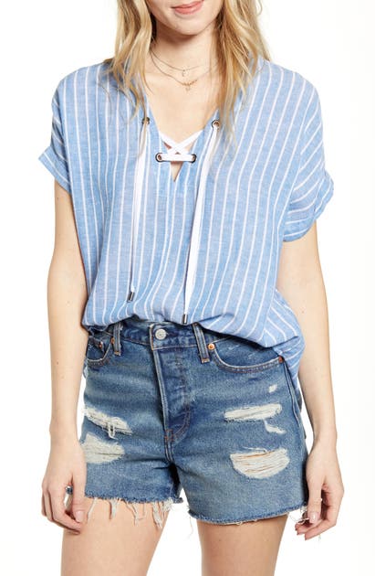 Rails T-shirts JERI LACE-UP SHIRT