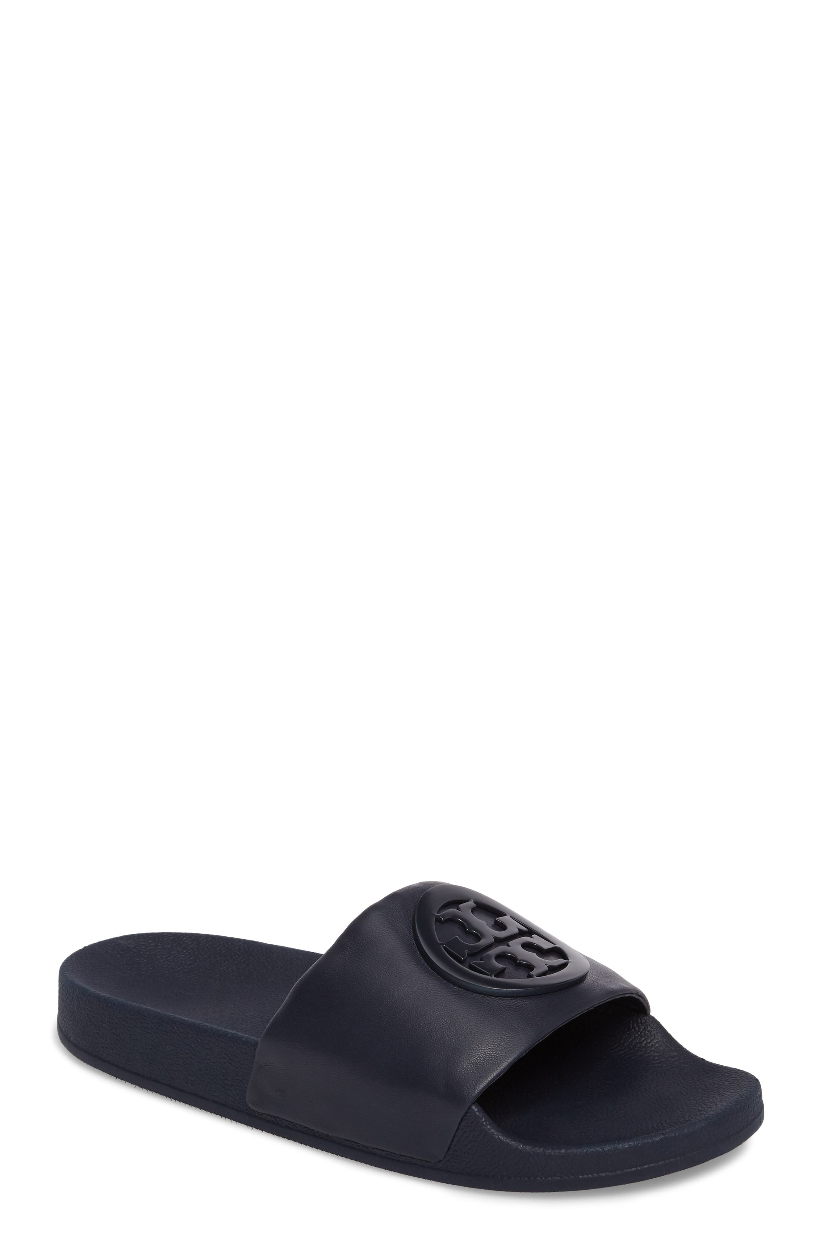 Tory Burch Lina Slide Sandal, Blue