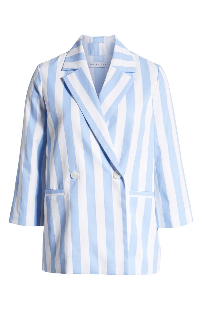 ENGLISH FACTORY STRIPE BLAZER,MK787J