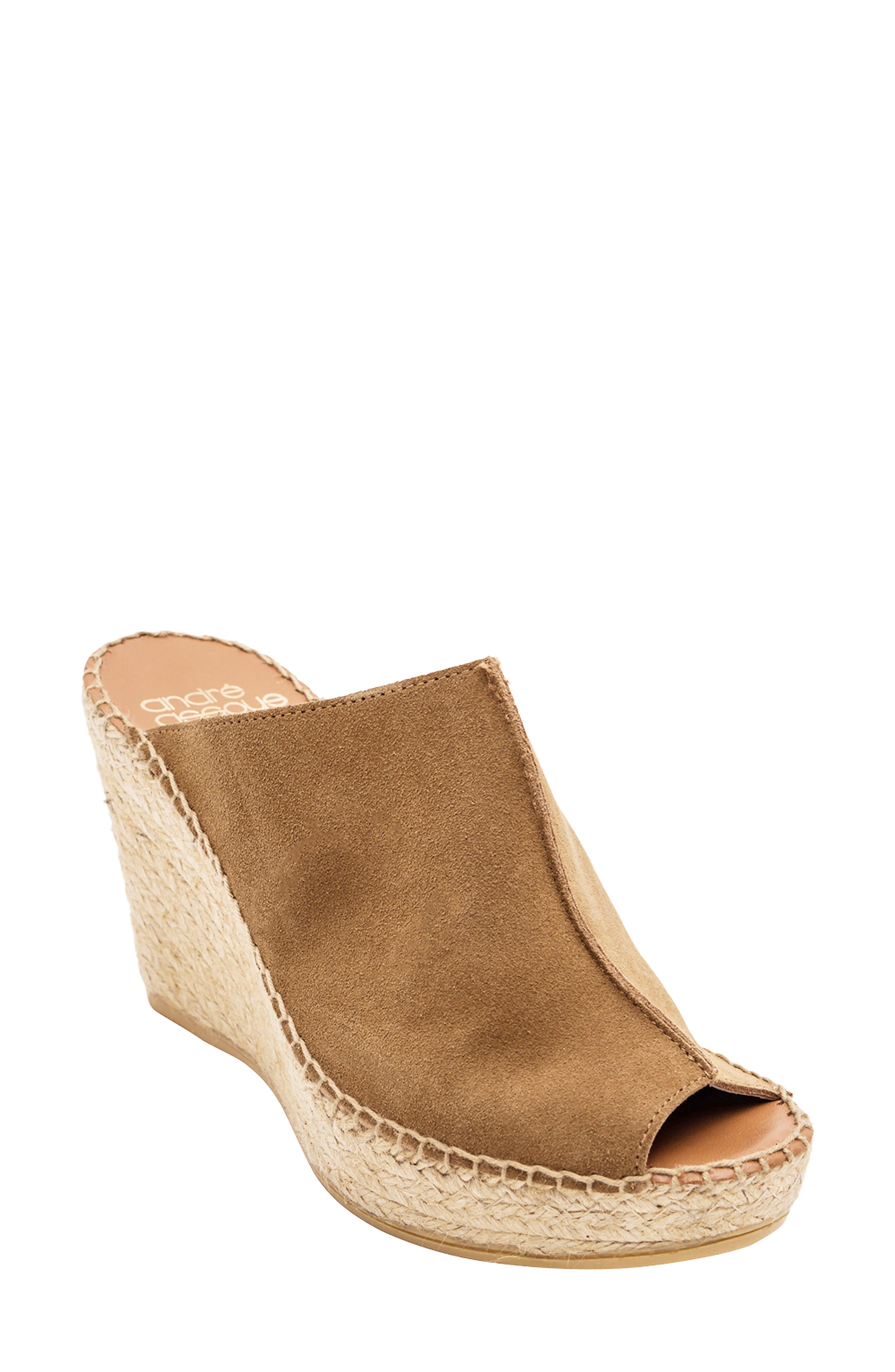 espadrille slide wedge