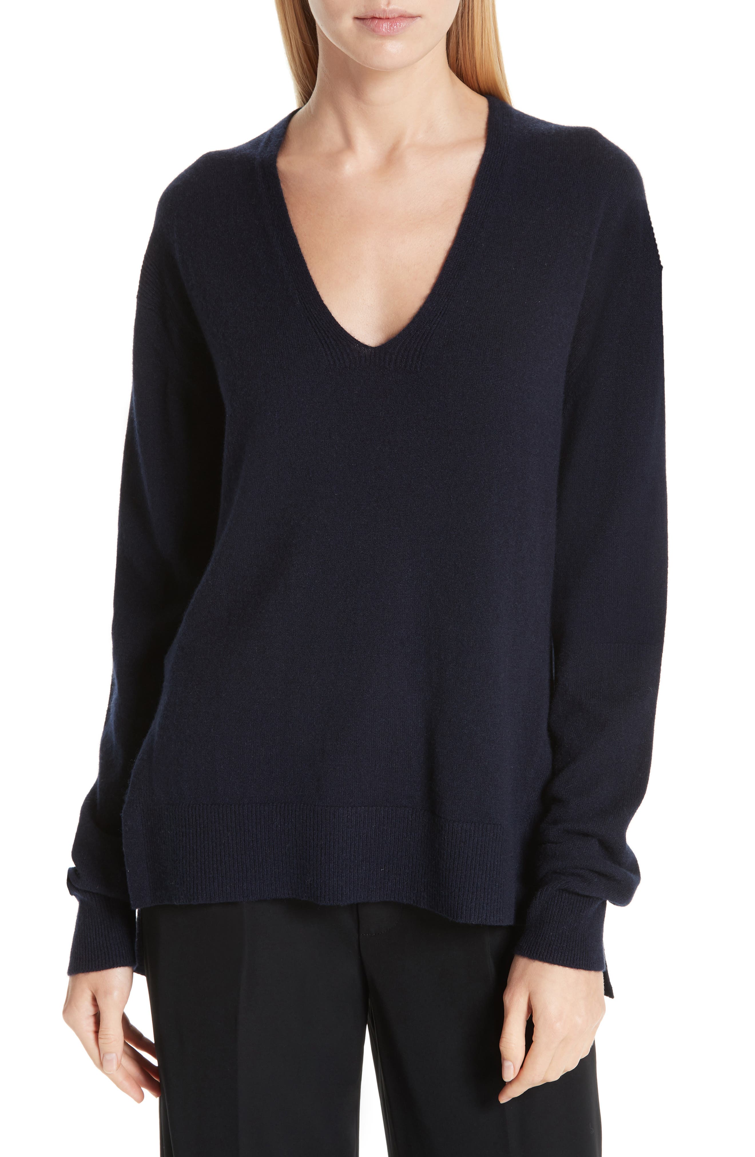 Vince Wool & Cashmere V-Neck Sweater