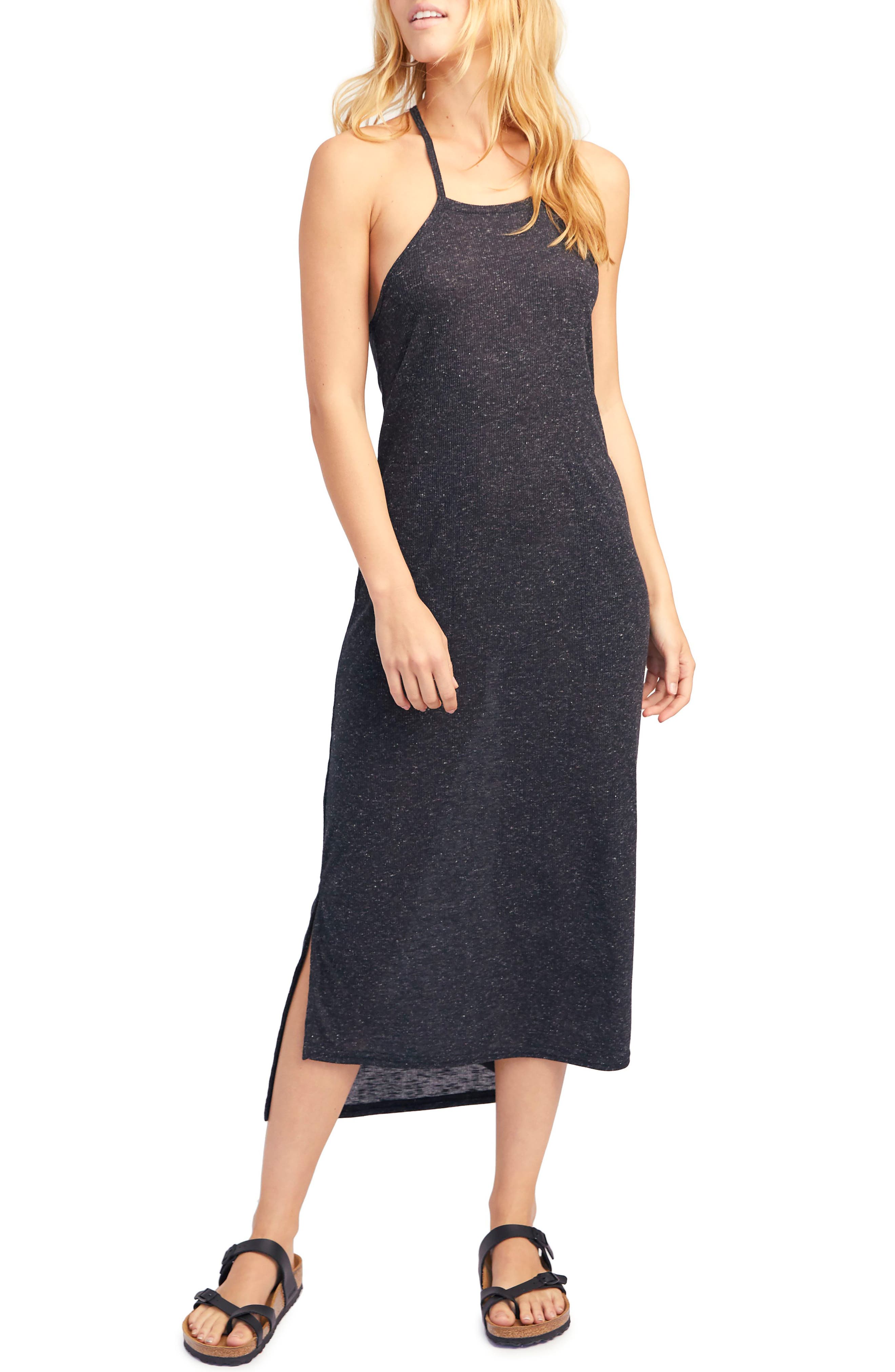 Endless Summer By Free People Orchid Sleeveless Midi Dress, Black