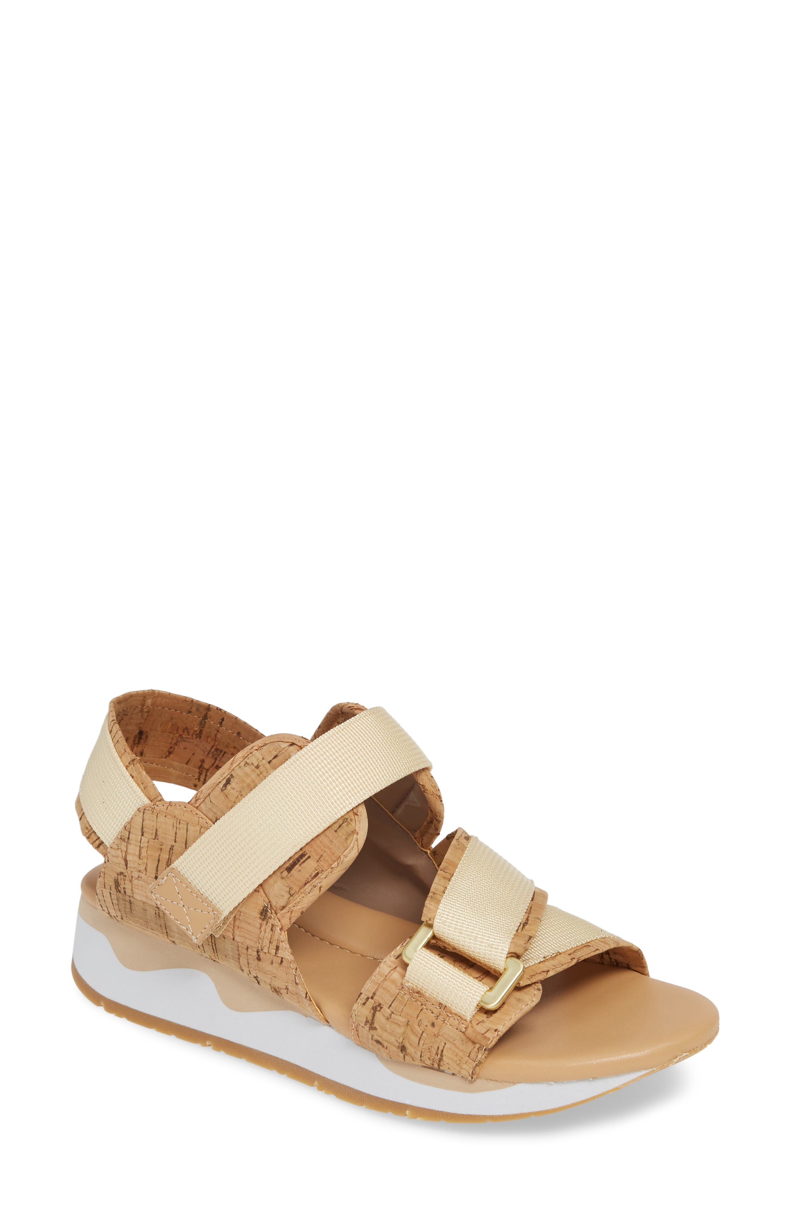 Donald Pliner Sarra Platform Sandal- Beige