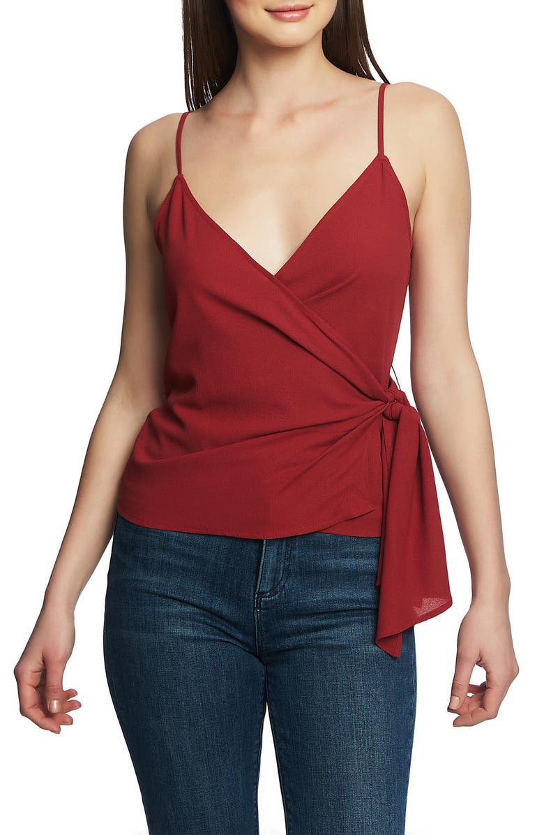 1.state Tops WRAP FRONT CAMISOLE