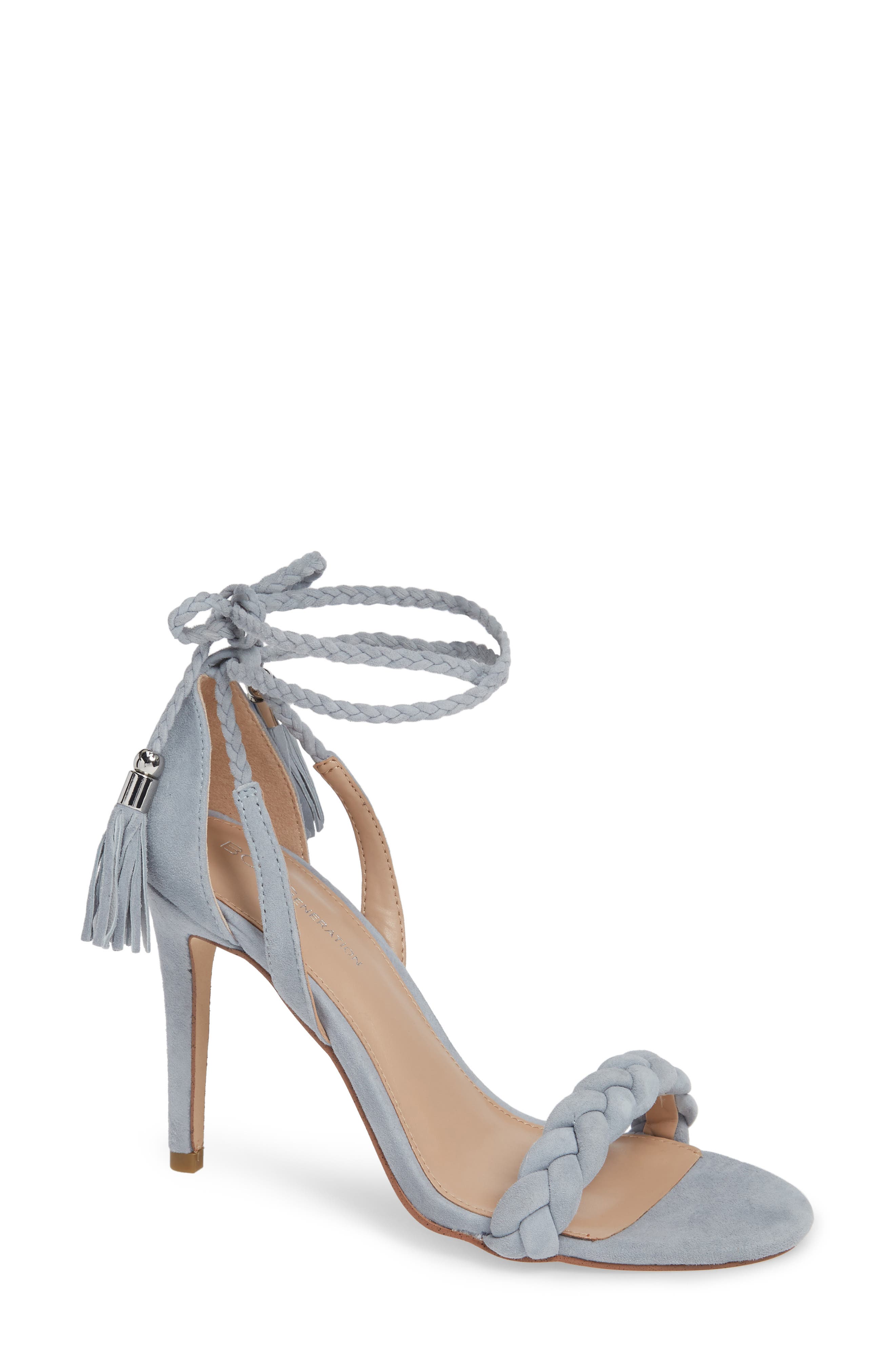 Bcbg Jessica Ankle Strap Sandal, Blue