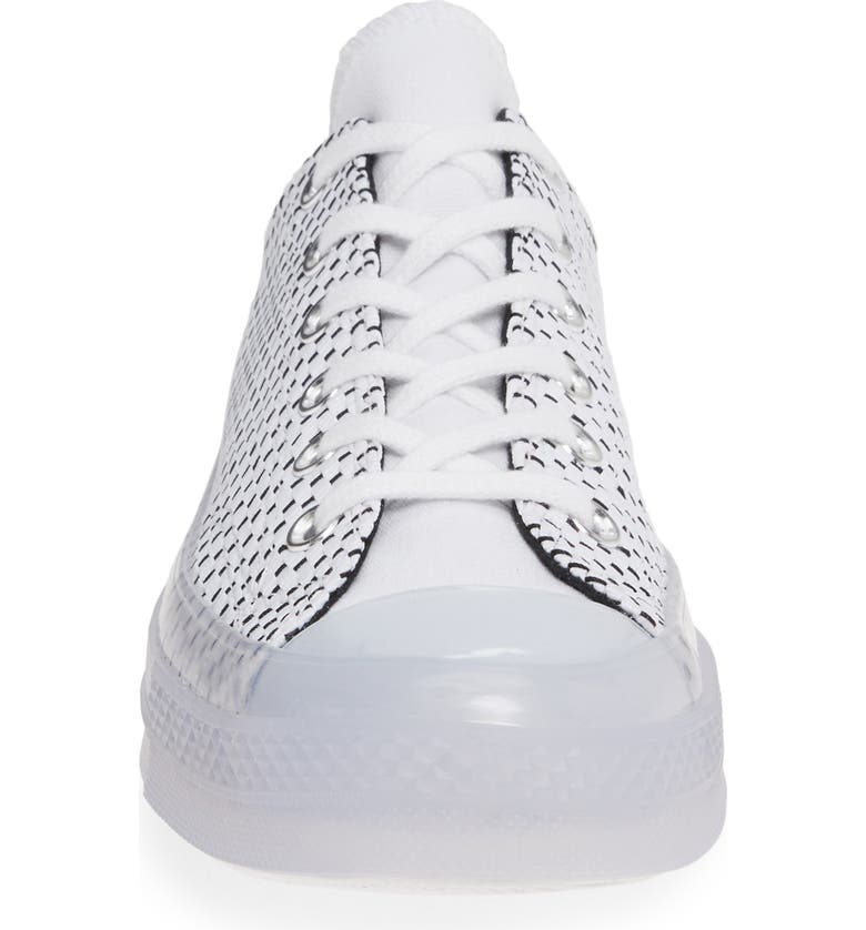 Converse Chuck Taylor All Star 70 Low Top Sneaker In White/ Black/ Clear