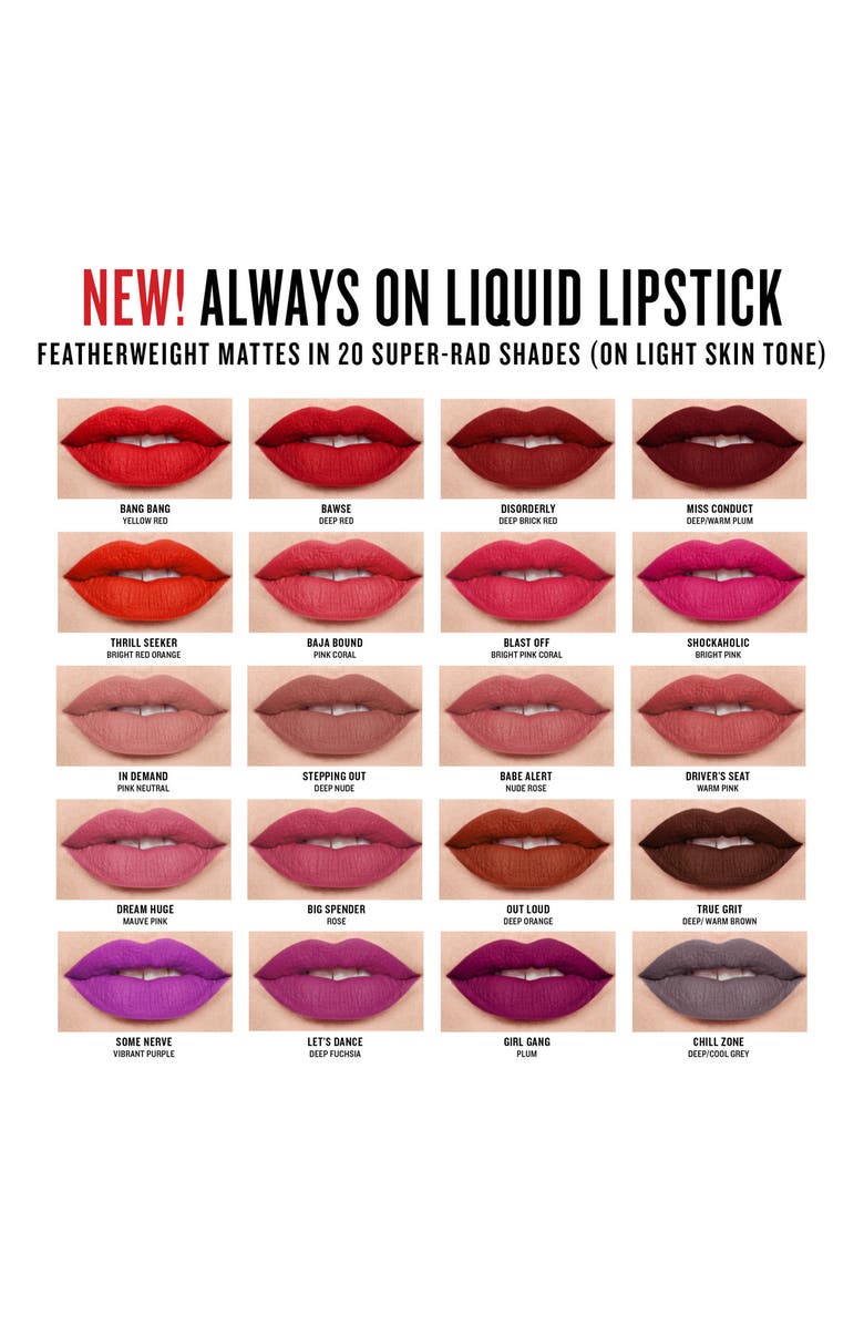 SMASHBOX ALWAYS ON MATTE LIQUID LIPSTICK,C2NP