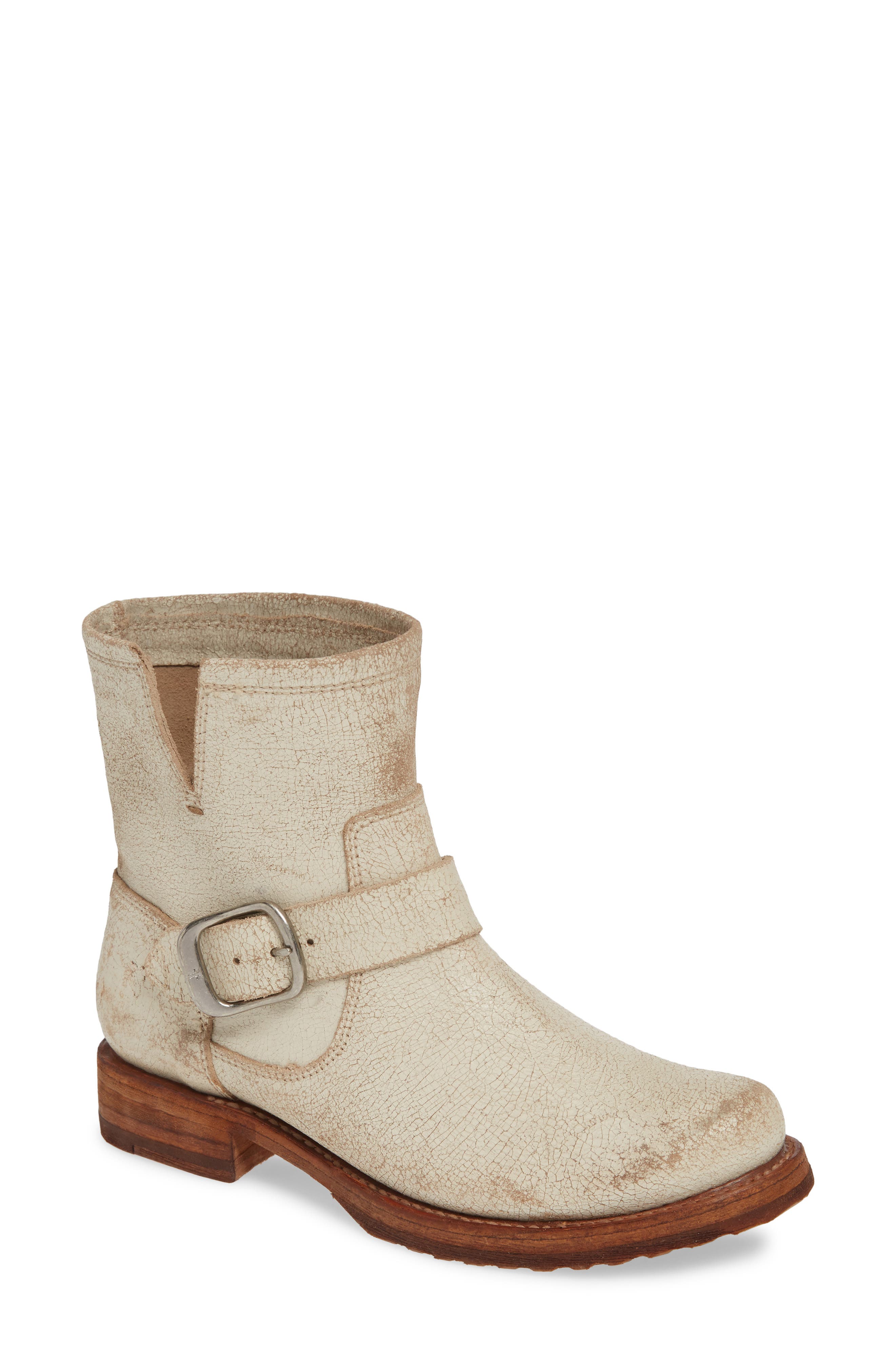 frye veronica shearling bootie